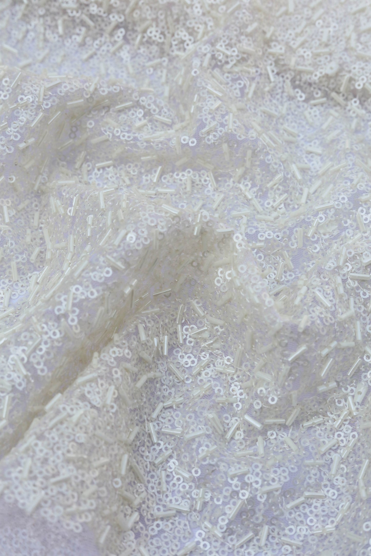 Metallic Luxe All Over Sequined Fabric