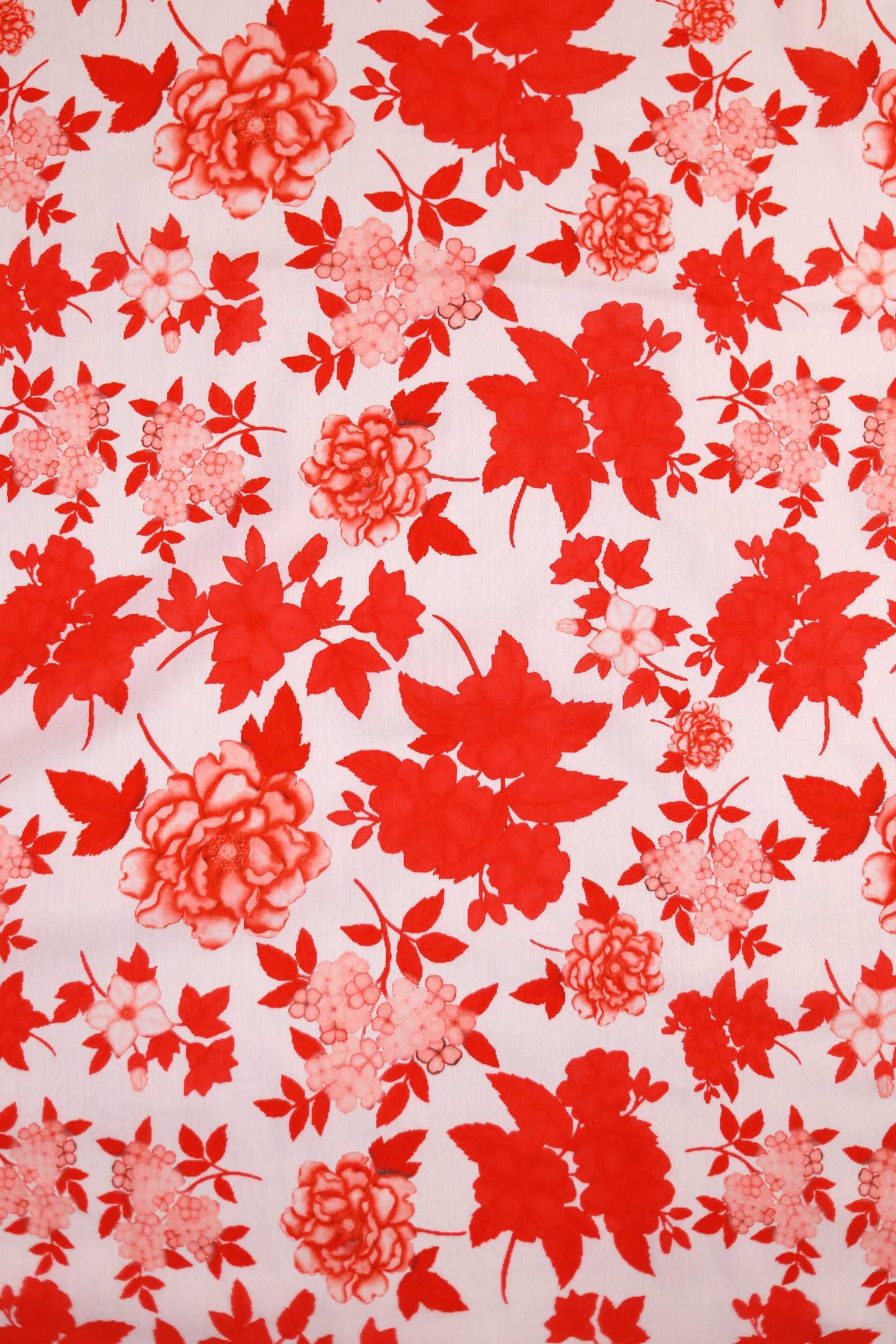 Scarlet Bloom Unstitched Fabric Combo