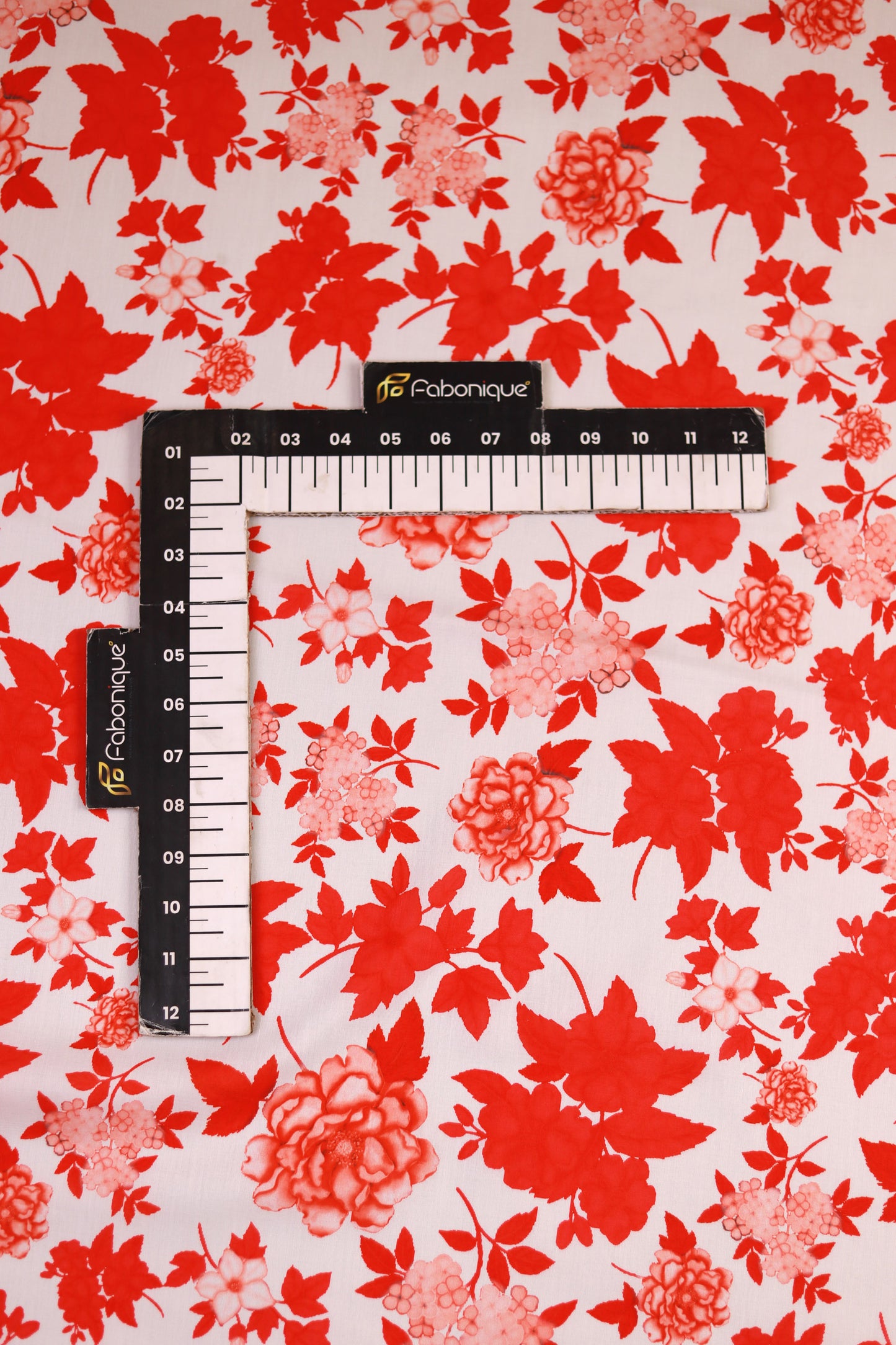 Scarlet Bloom Unstitched Fabric Combo