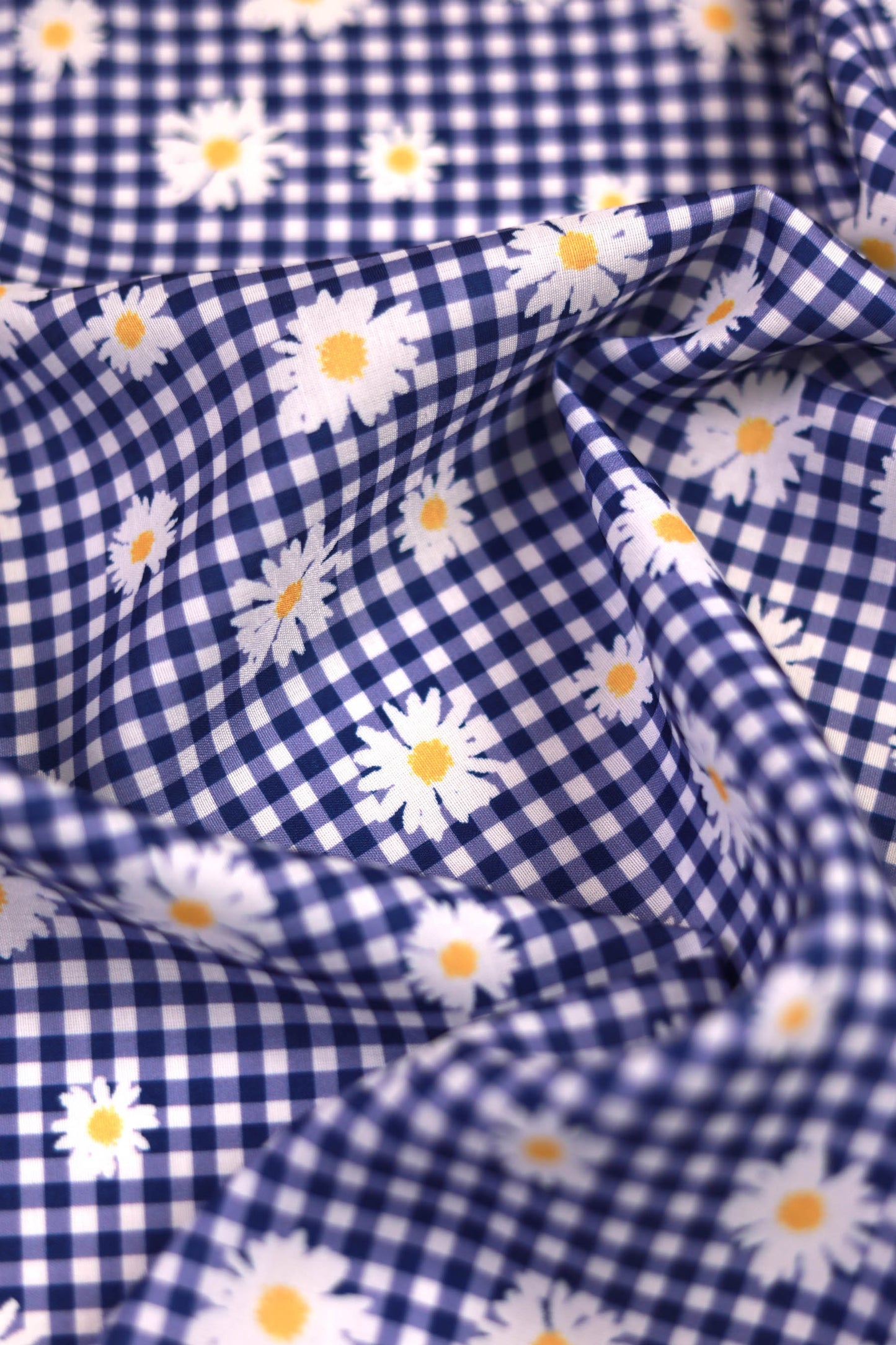 Summer Daisy Veil Muslin Printed Fabric