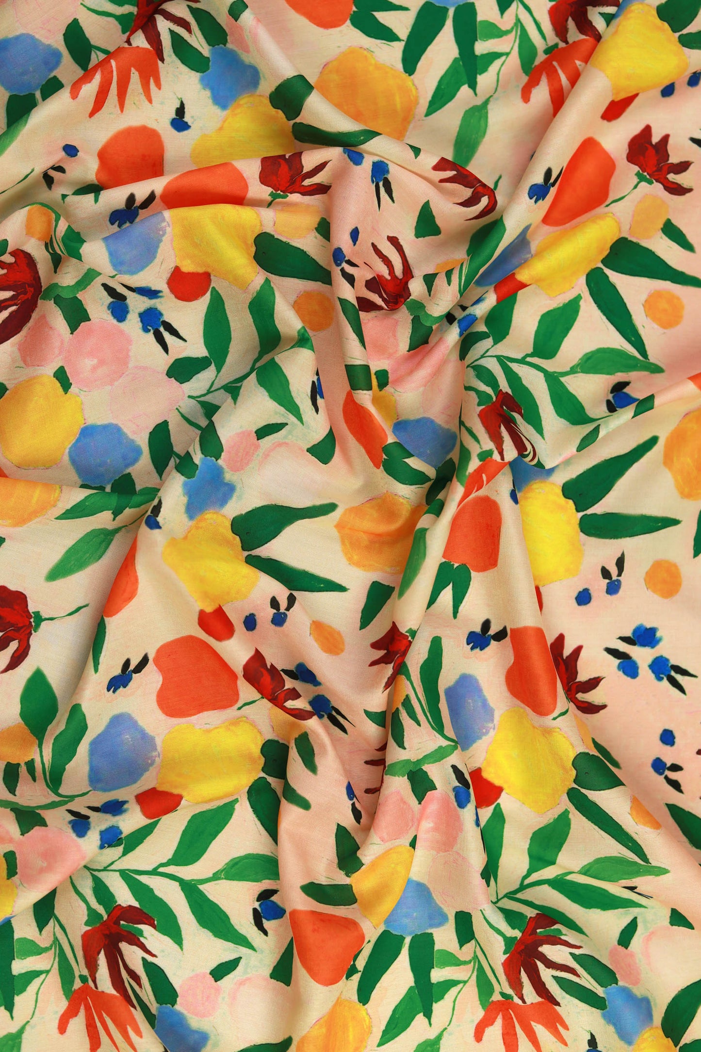 Meadow Melody Muslin Printed Fabric