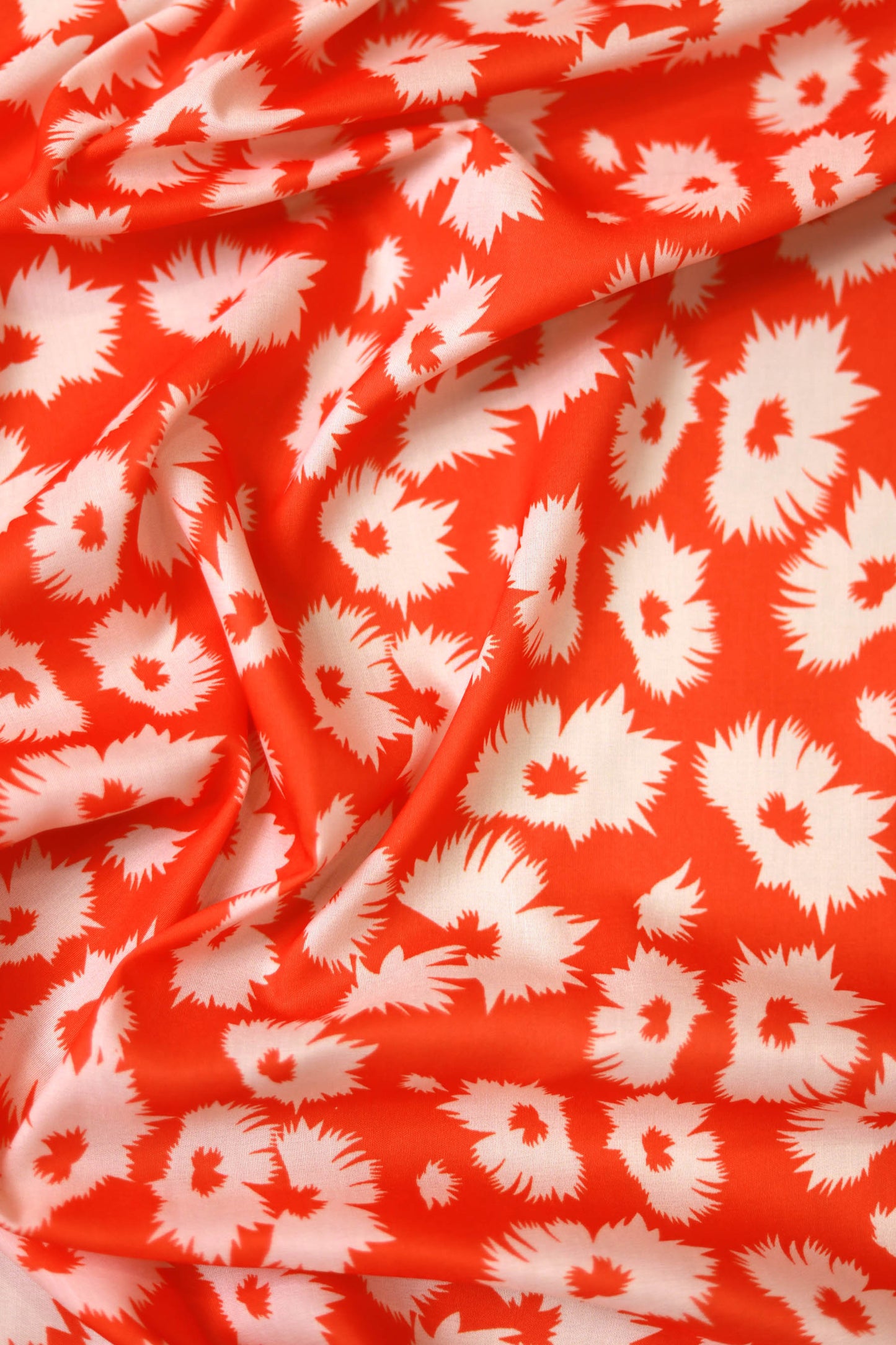 Fiery Blossom Veil Muslin Printed Fabric