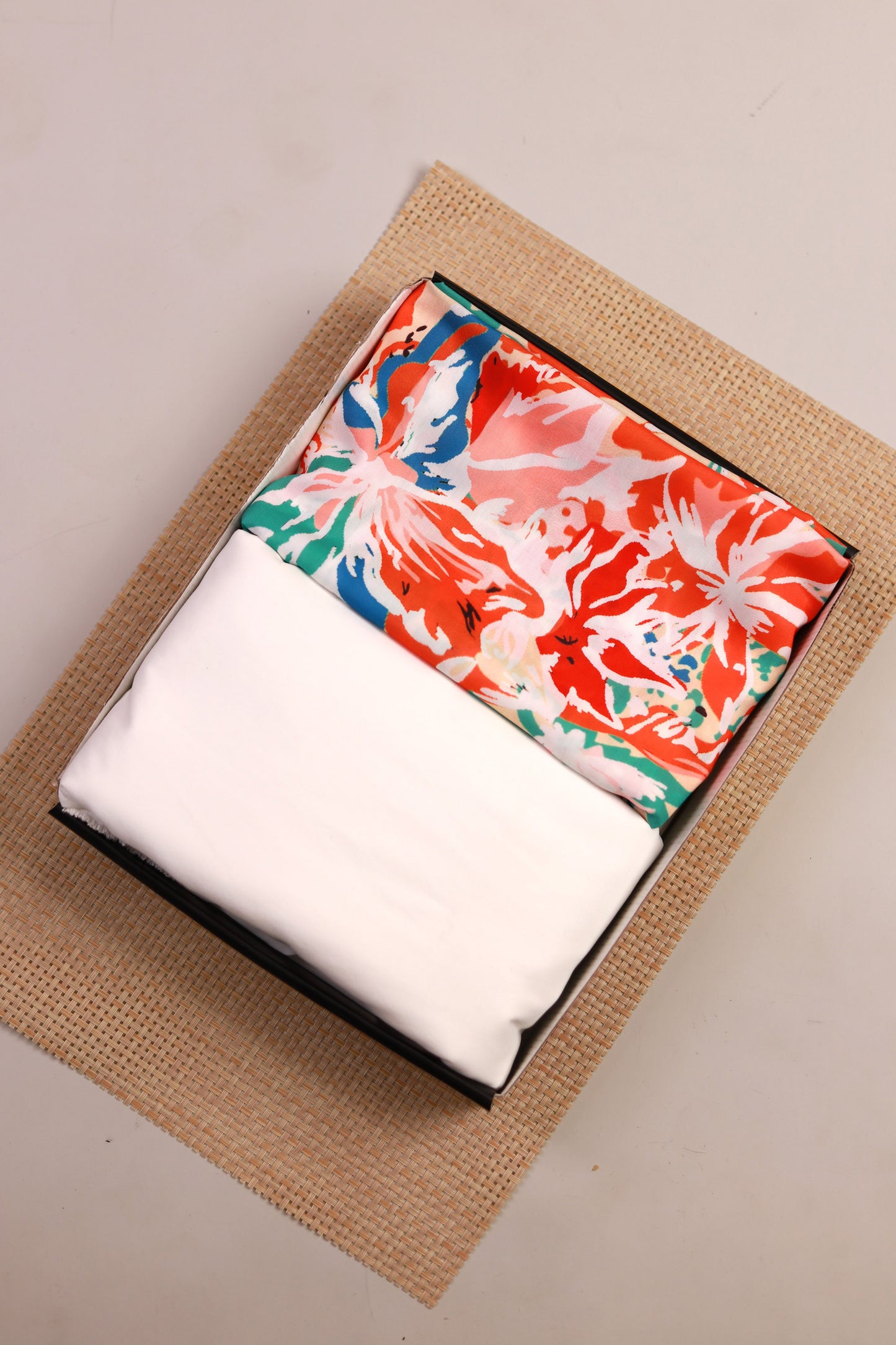 Vibrant Bloom Unstitched Fabric Combo
