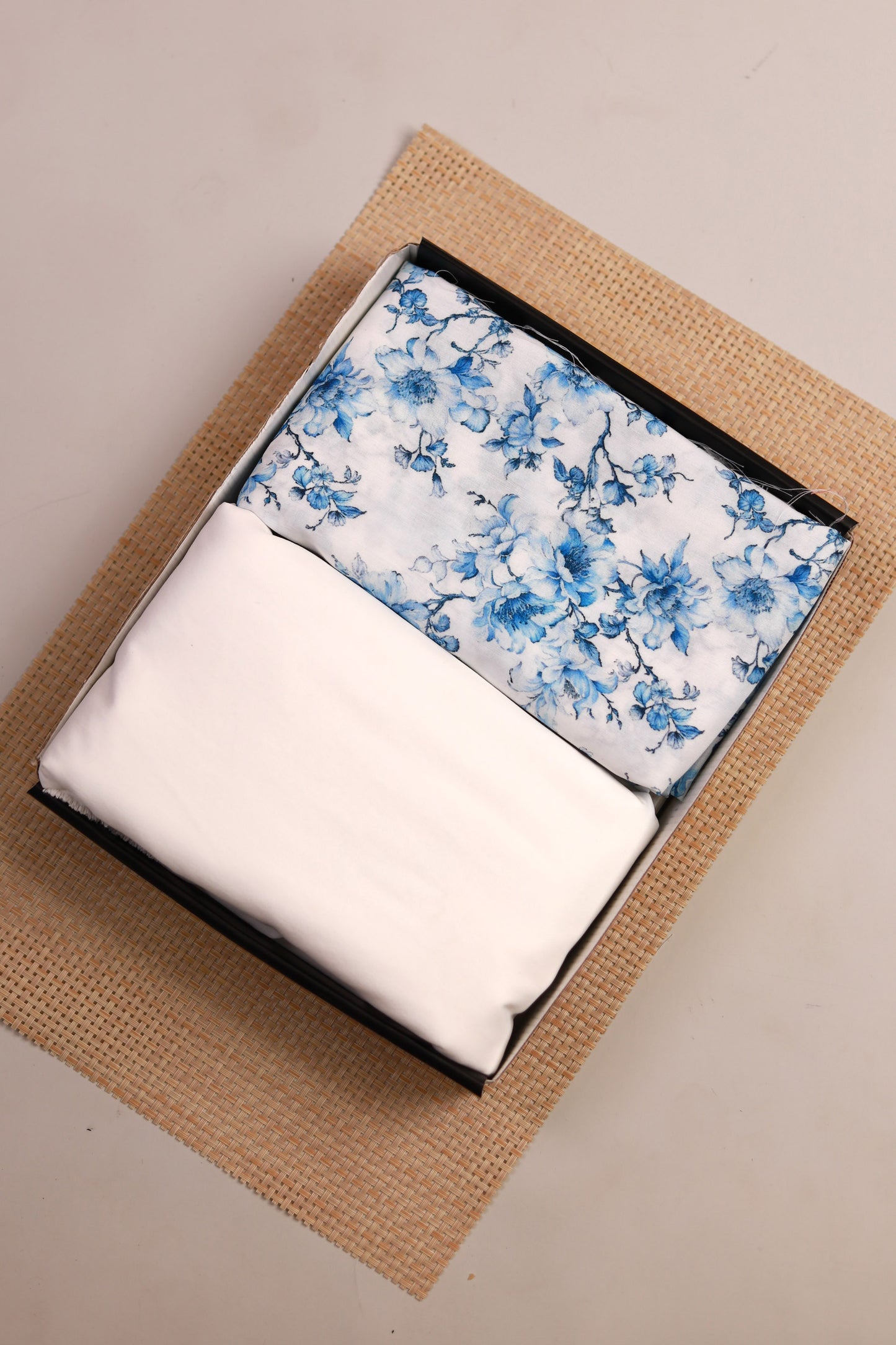 Bluebell Charm Unstitched Fabric Combo