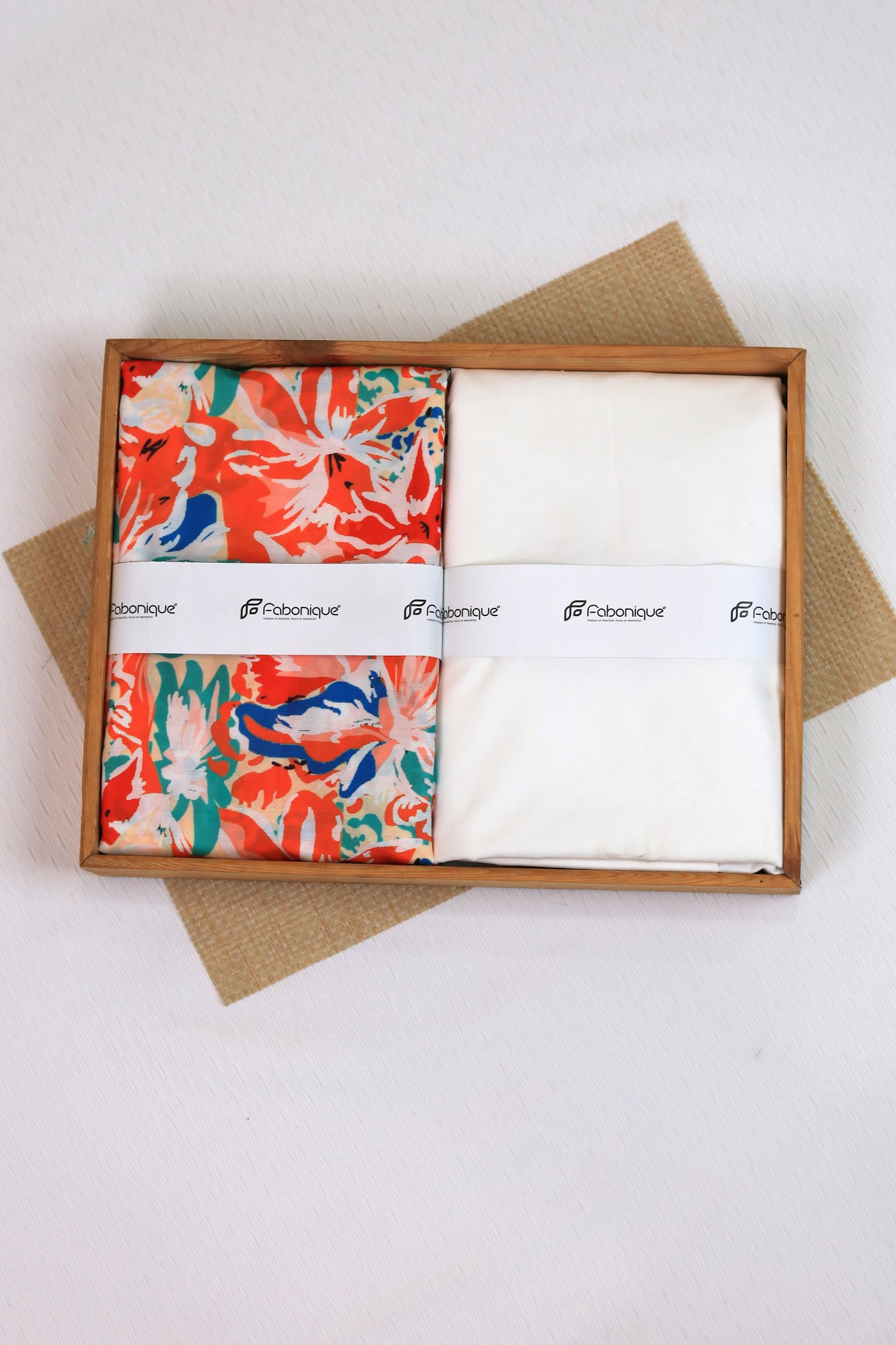 Vibrant Bloom Unstitched Fabric Combo