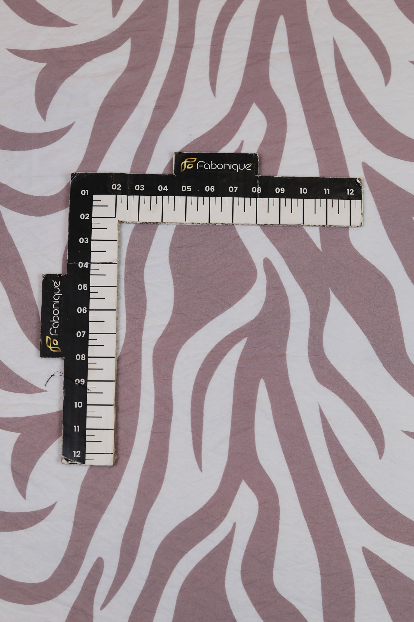 Amethyst Flow Zebra Viscose Nylon Fabric