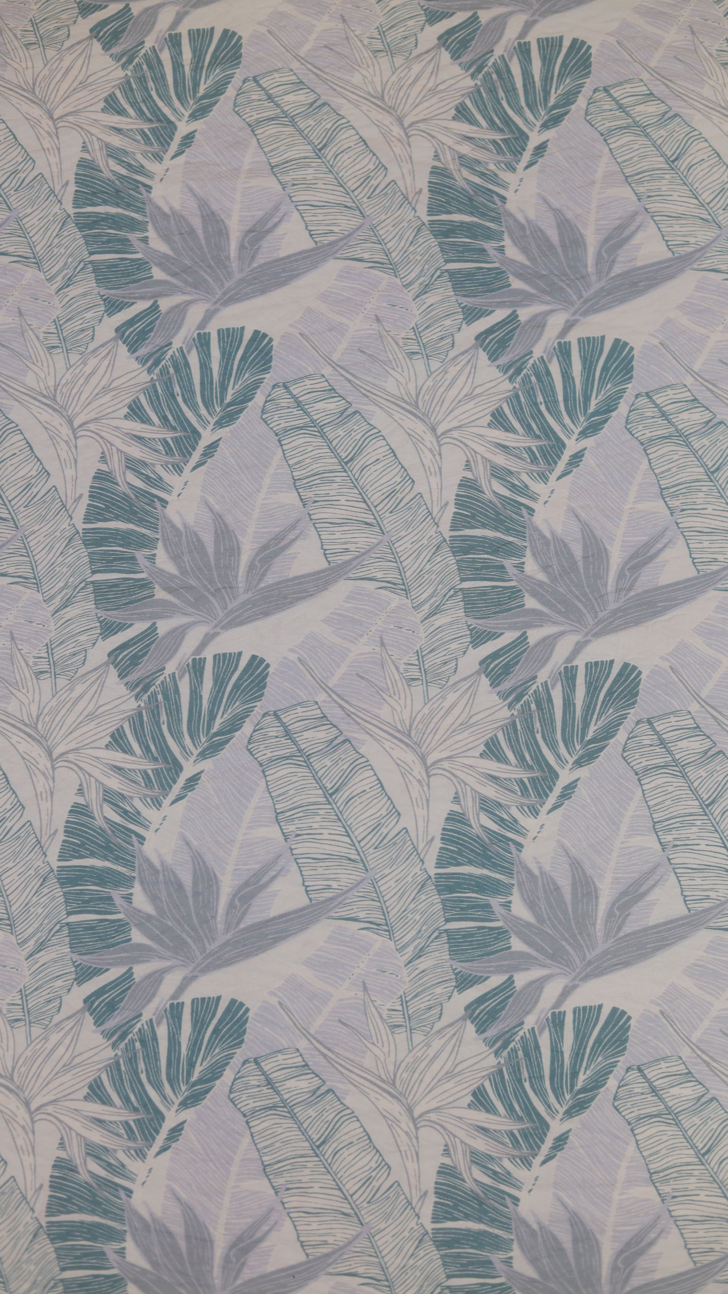 Sage Palm Tropical Viscose Nylon Fabric