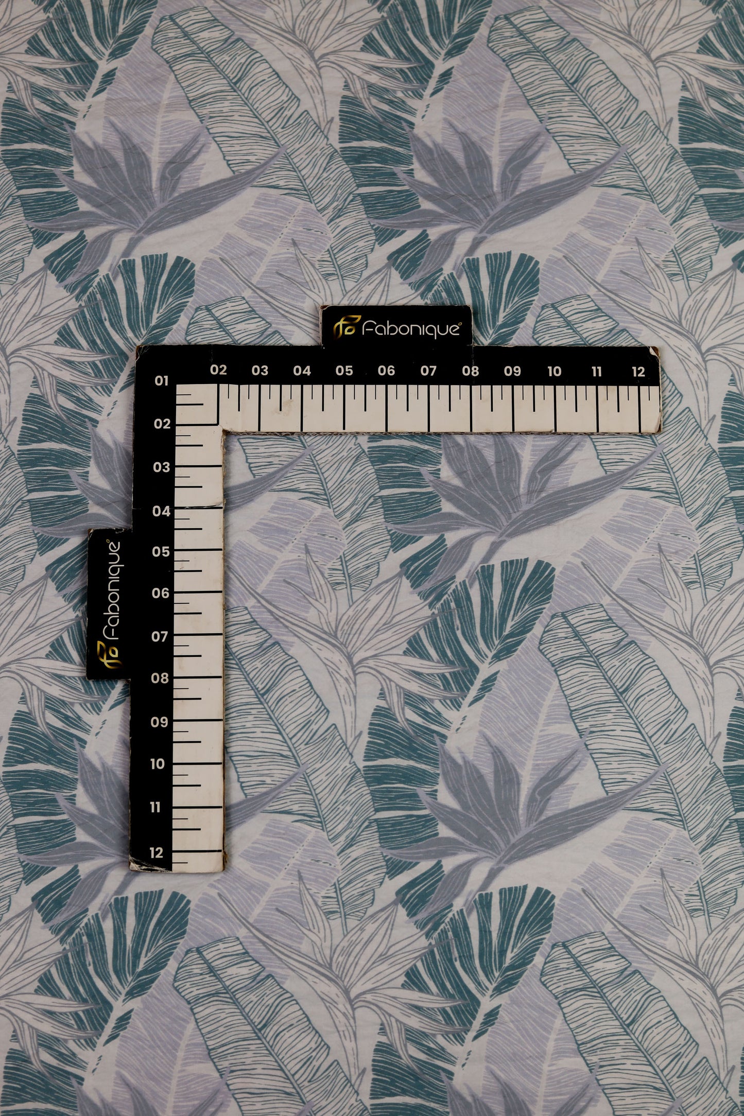 Sage Palm Tropical Viscose Nylon Fabric