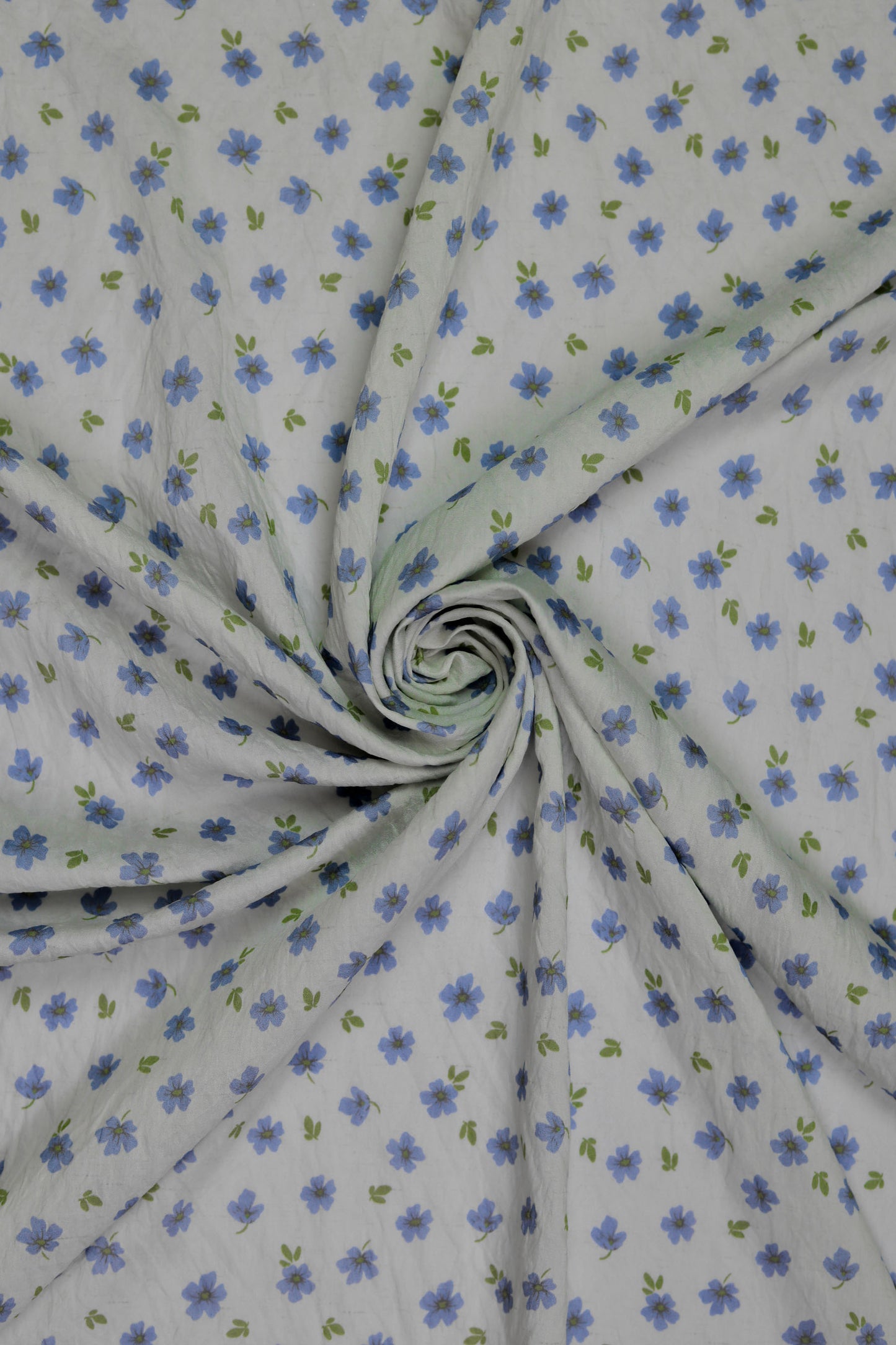 Pastel Meadow Viscose Nylon Printed Fabric