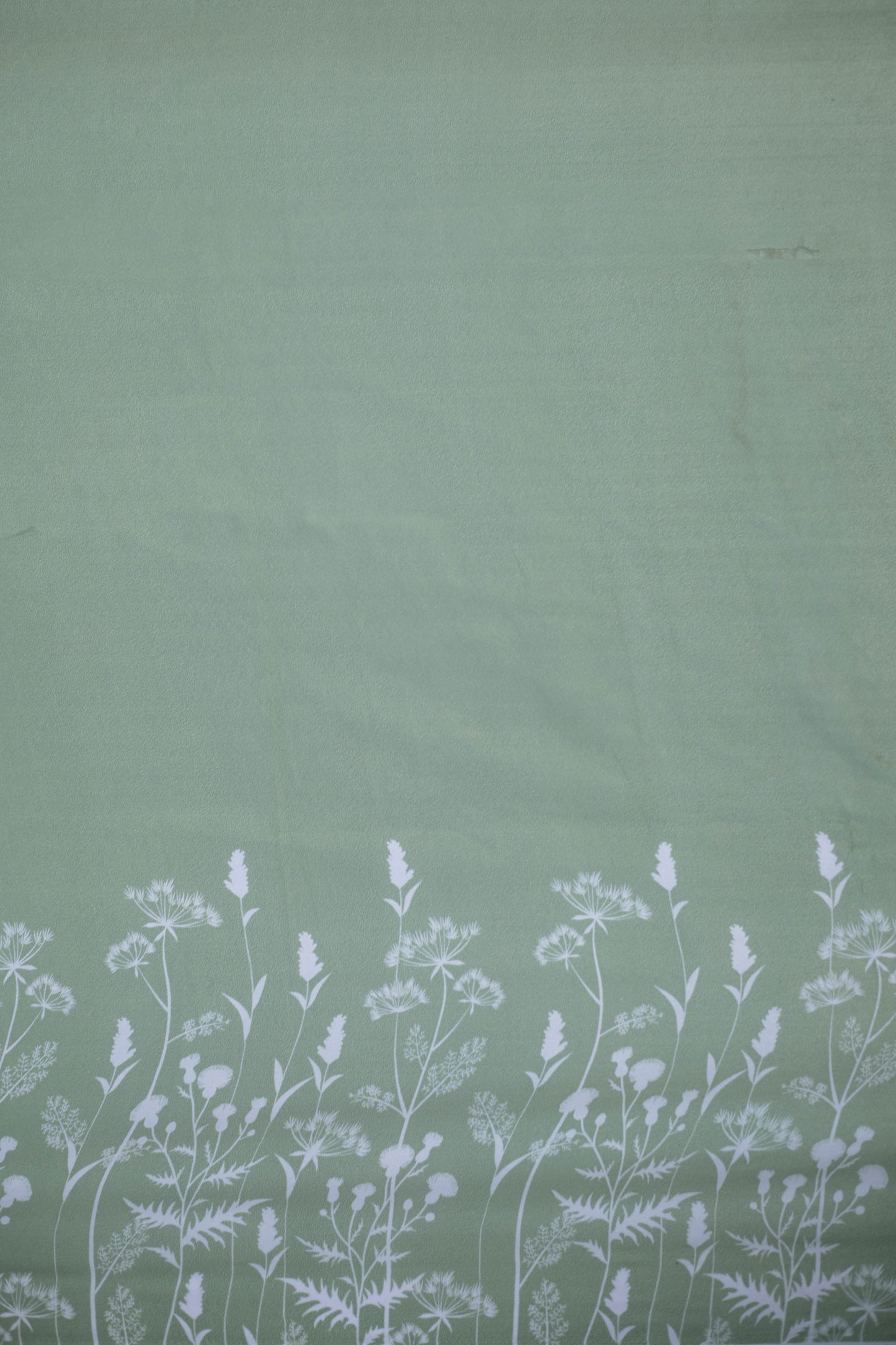 Frosted Foliage French Crepe Fabric
