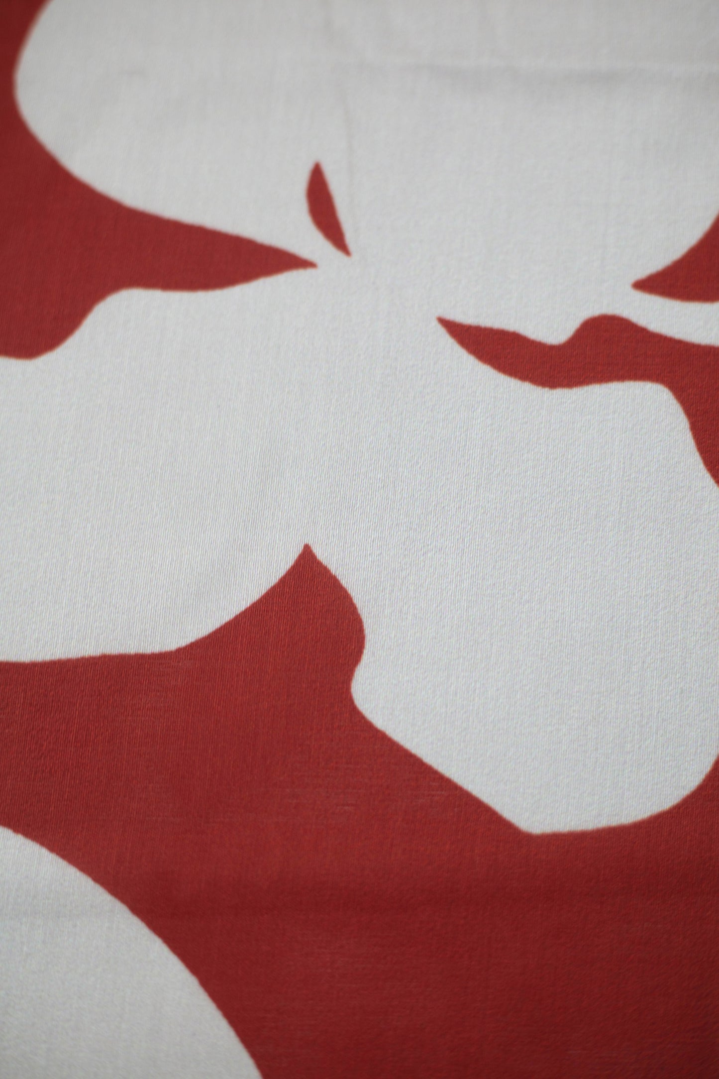 Scarlet Petals Muslin Printed Fabric