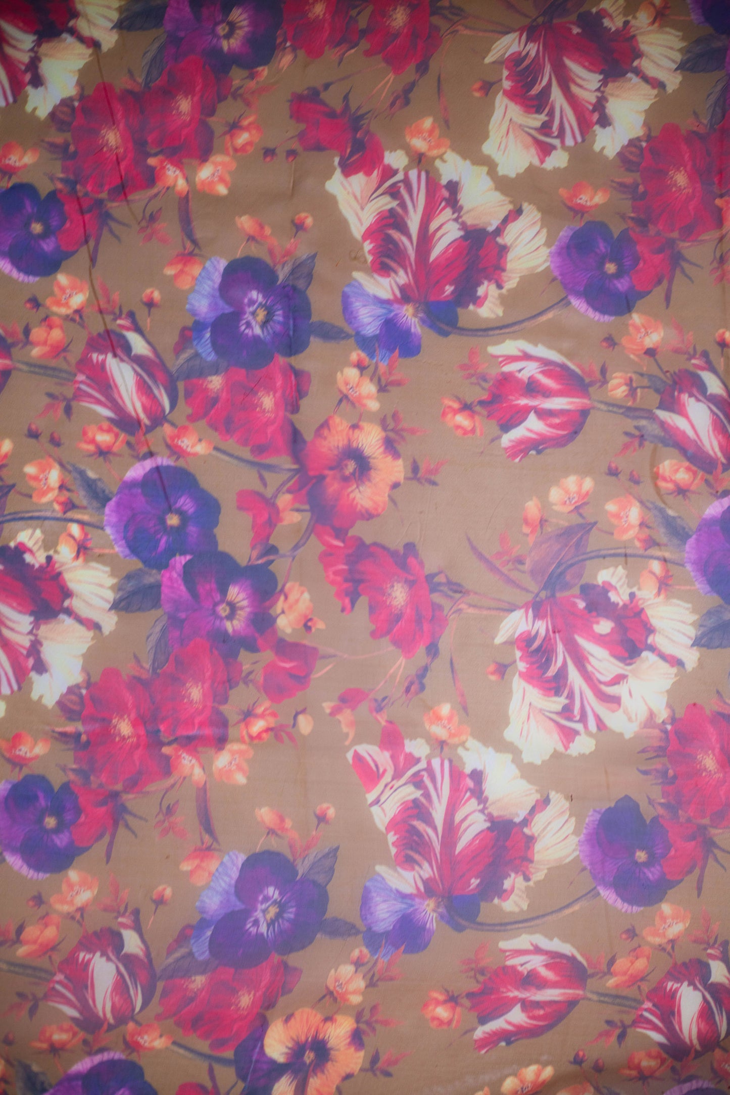 Floral Dusk Organza Fabric