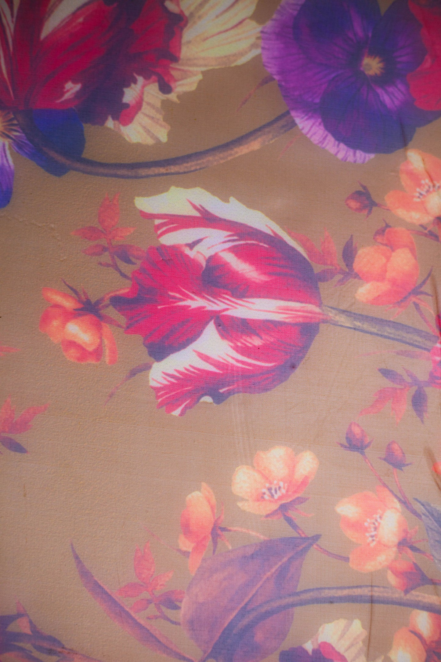 Floral Dusk Organza Fabric