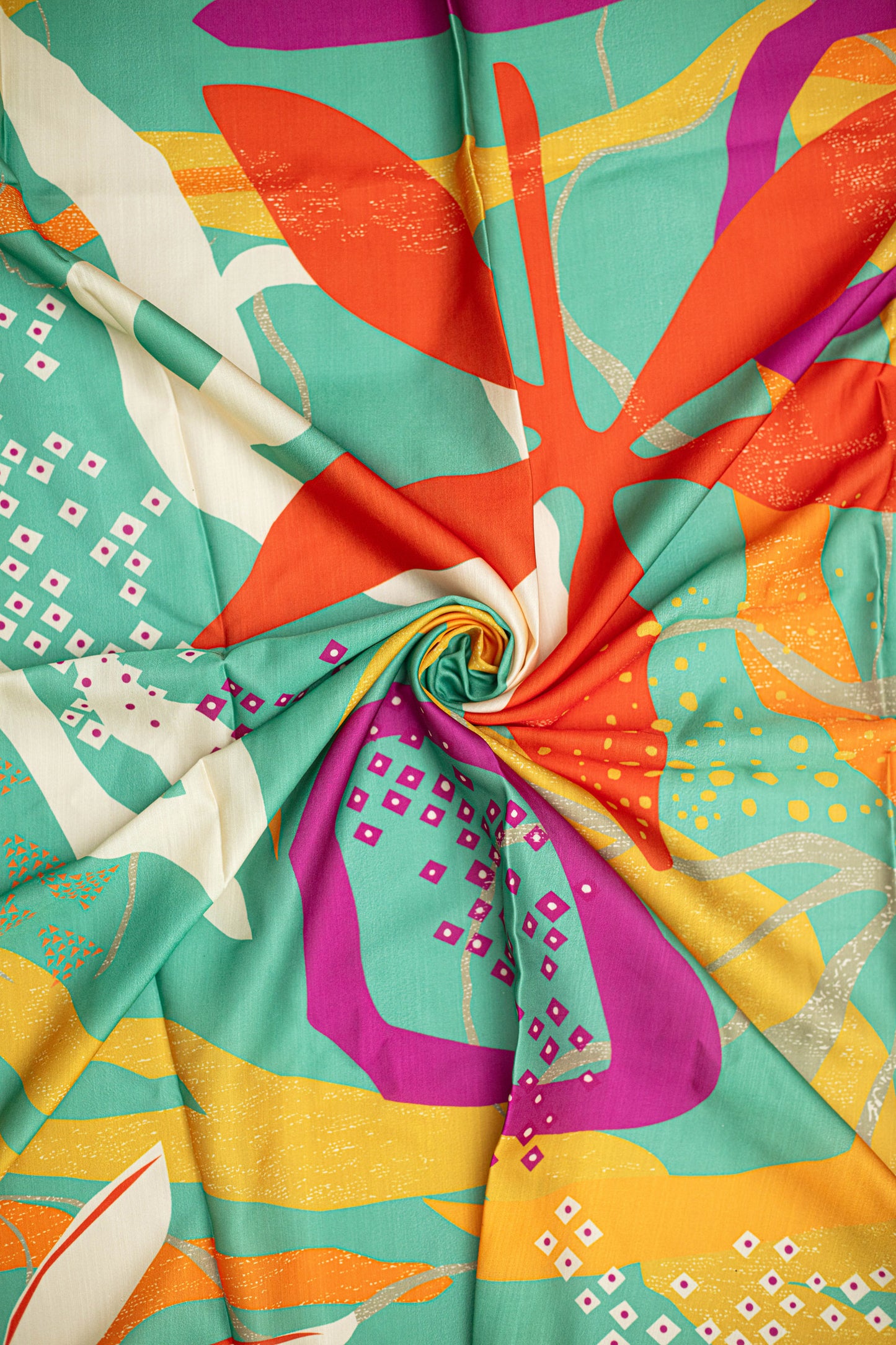 Tropical Breeze Muslin Fabric