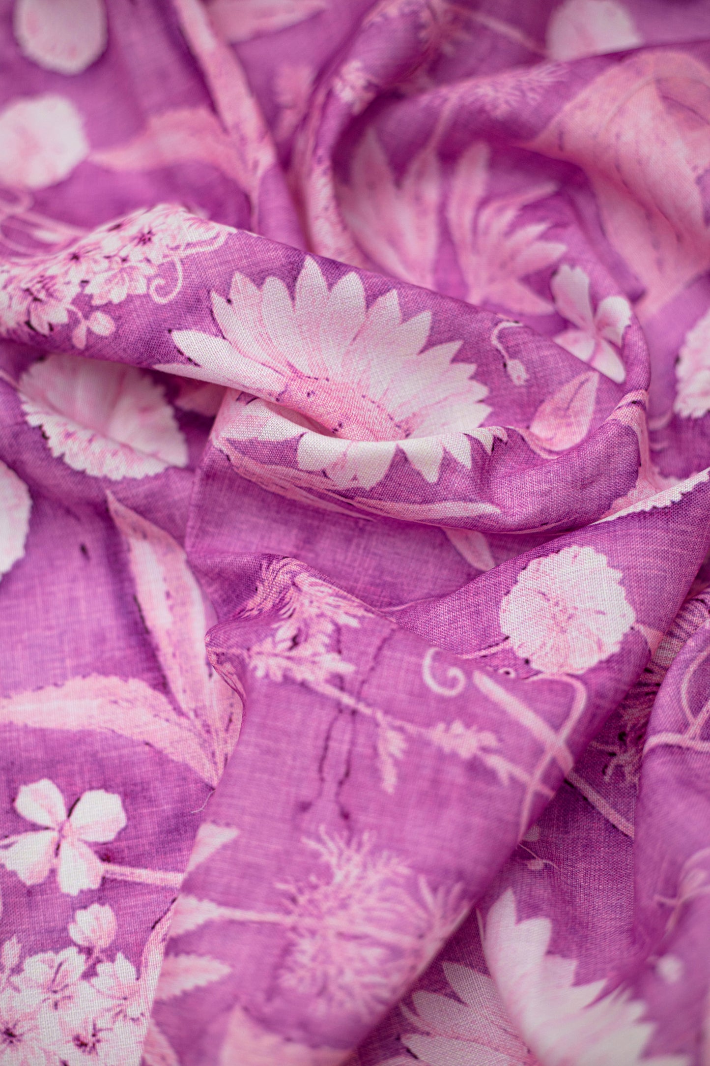 Lavender Mist Linen Fabric