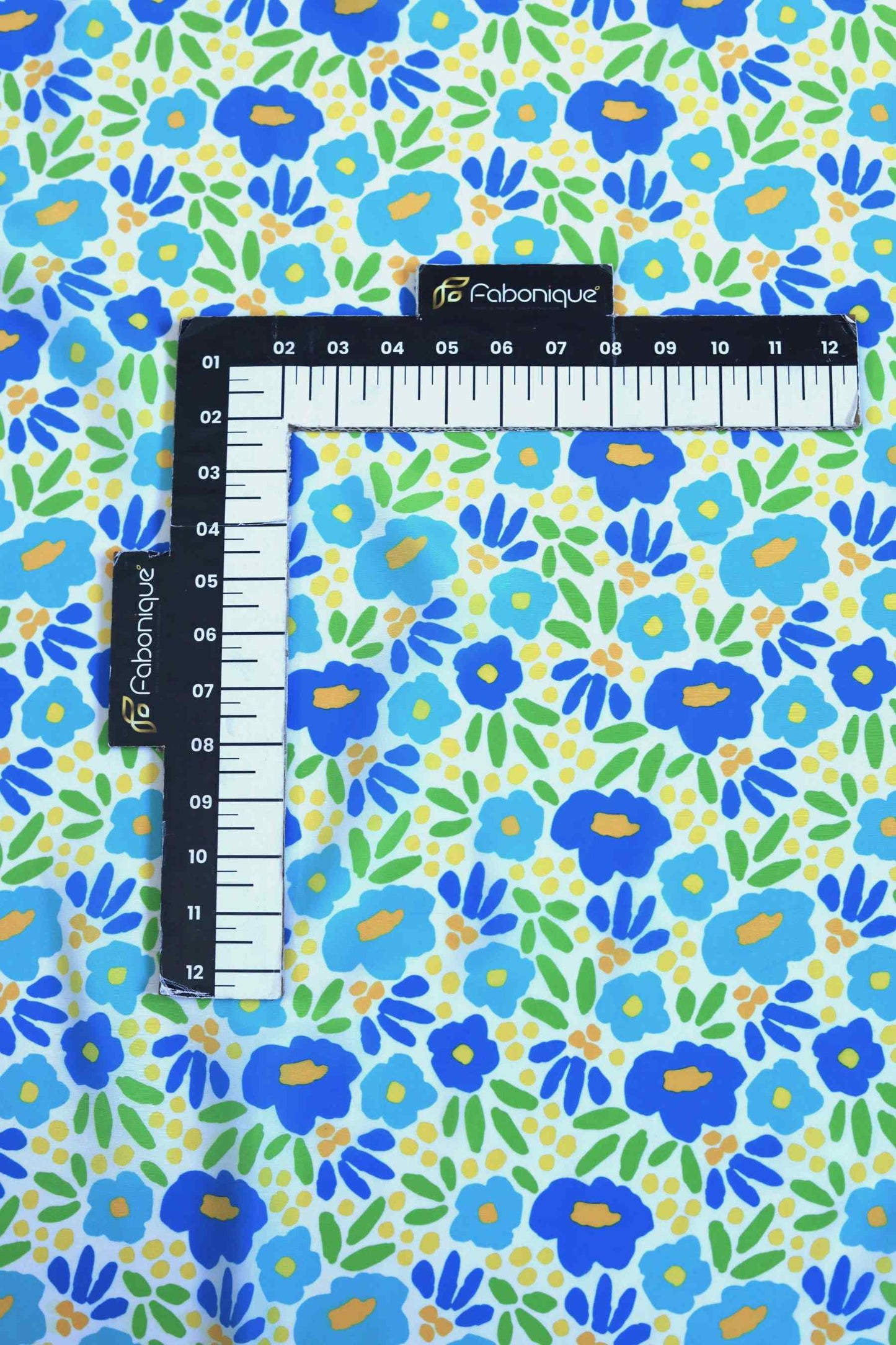 Summer Bloom French Crepe Fabric