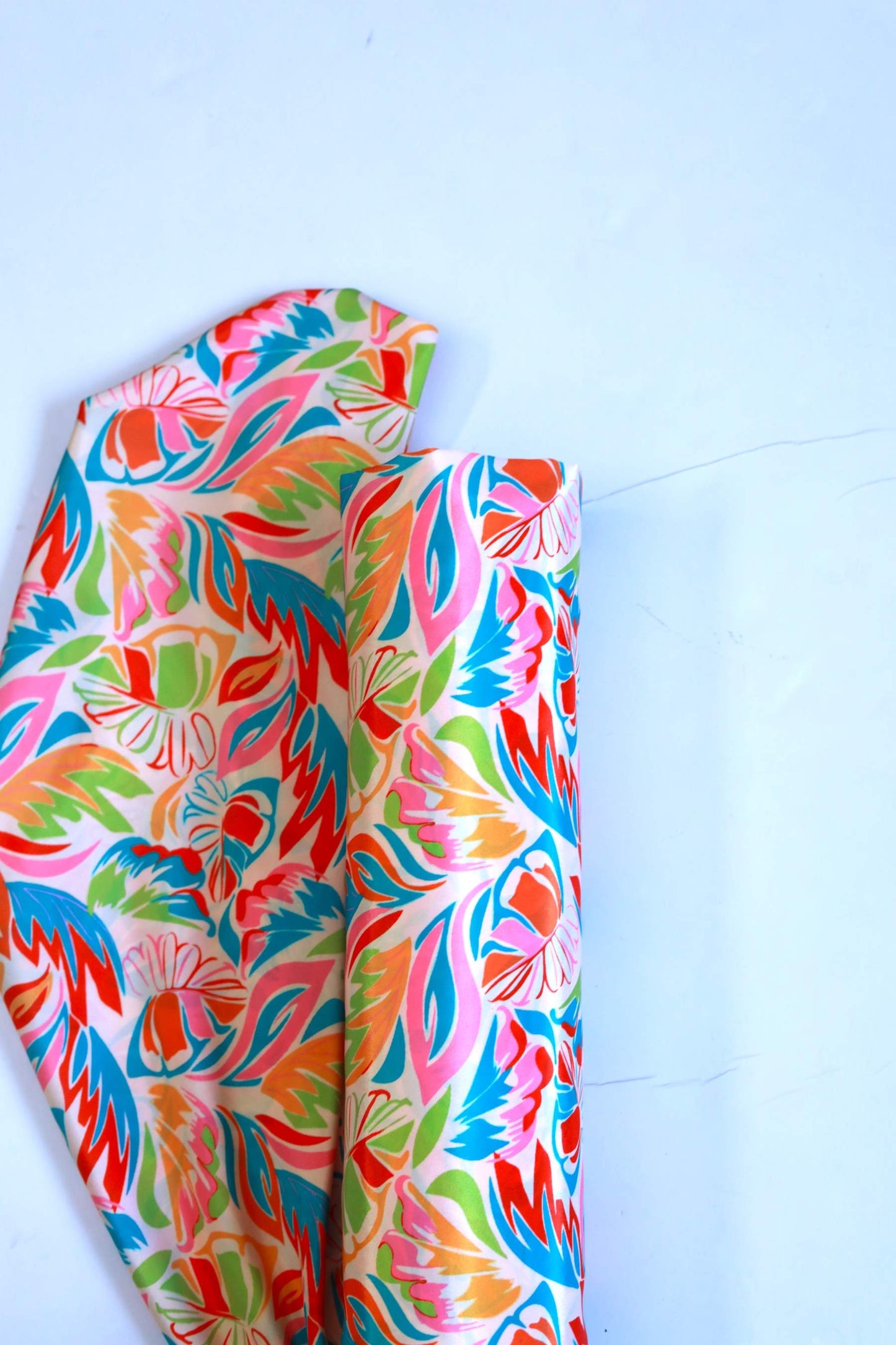 Flora Fiesta French Crepe Fabric