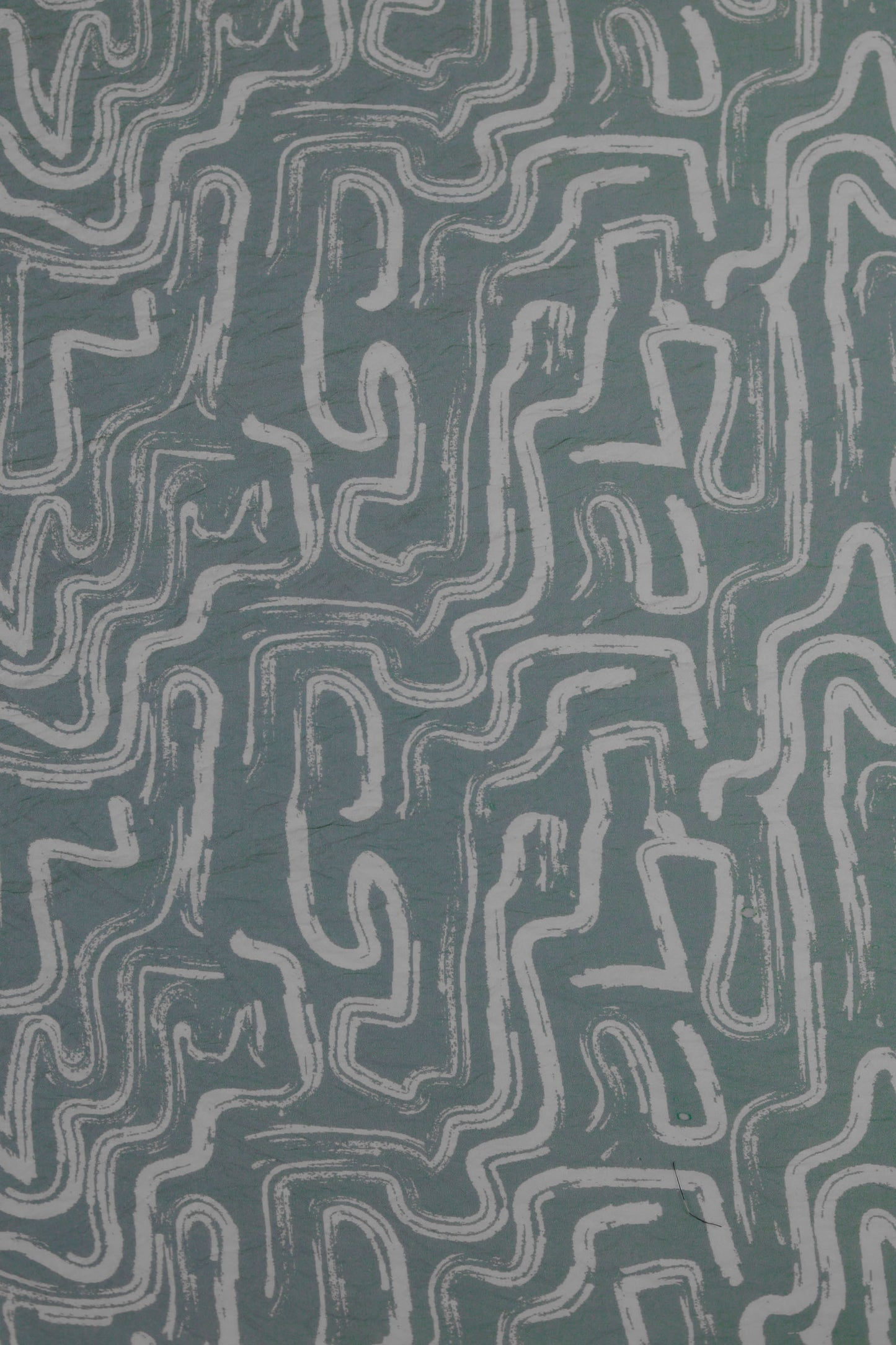 Zen Flow Abstract Brushstroke Viscose Blend Fabric