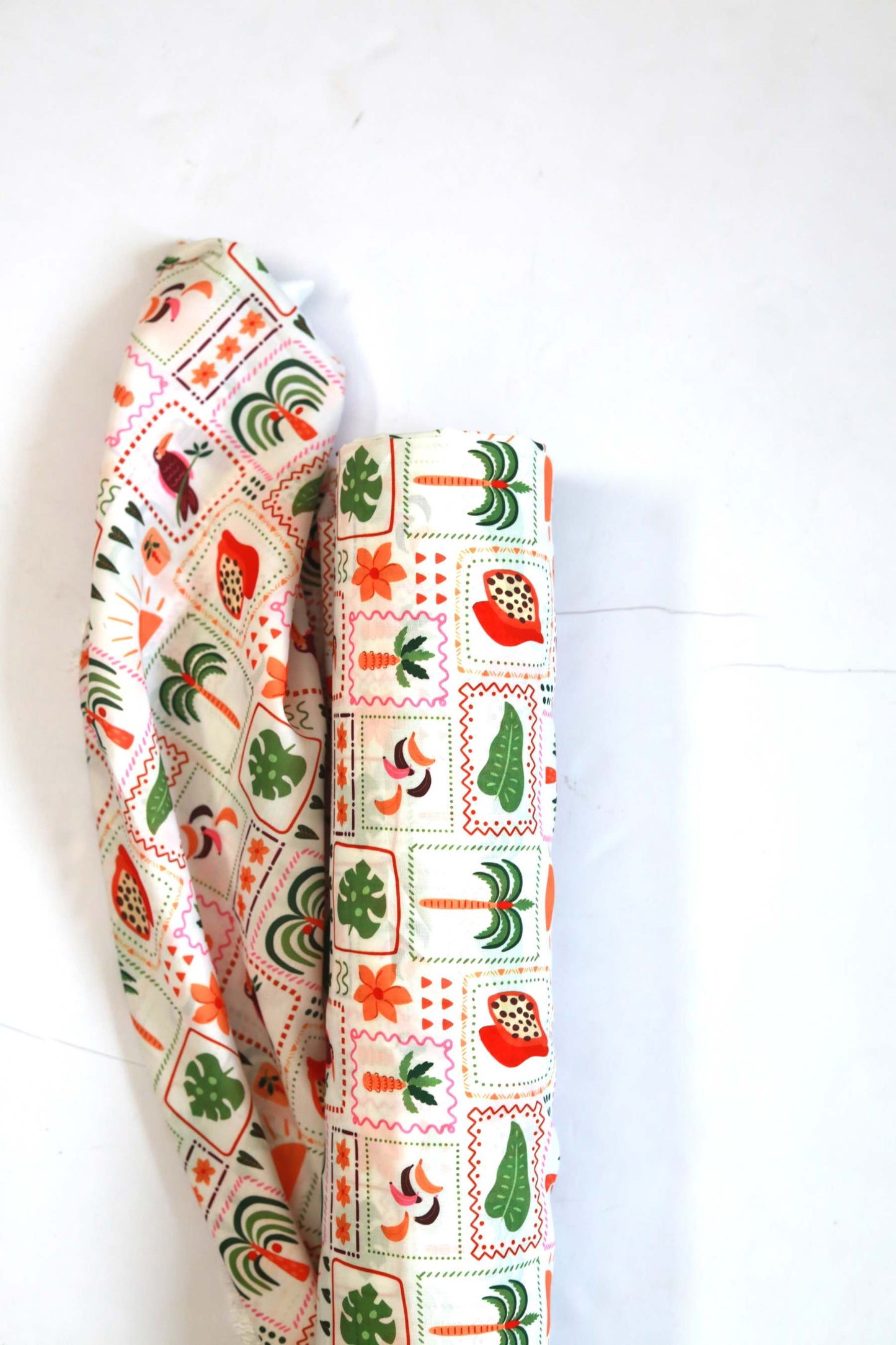 Tropical Tales Muslin Fabric