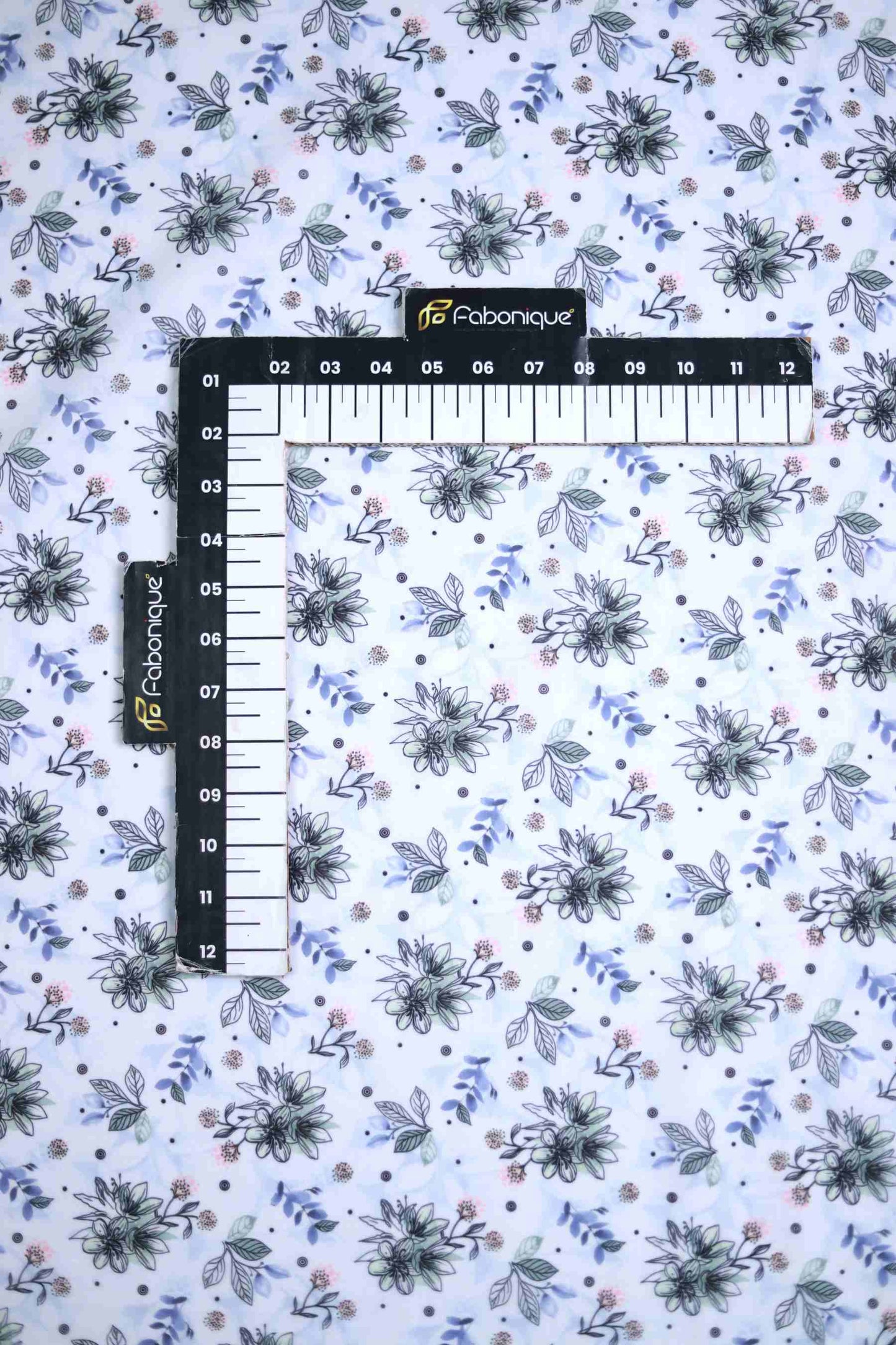 Frosted Flora Muslin Fabric