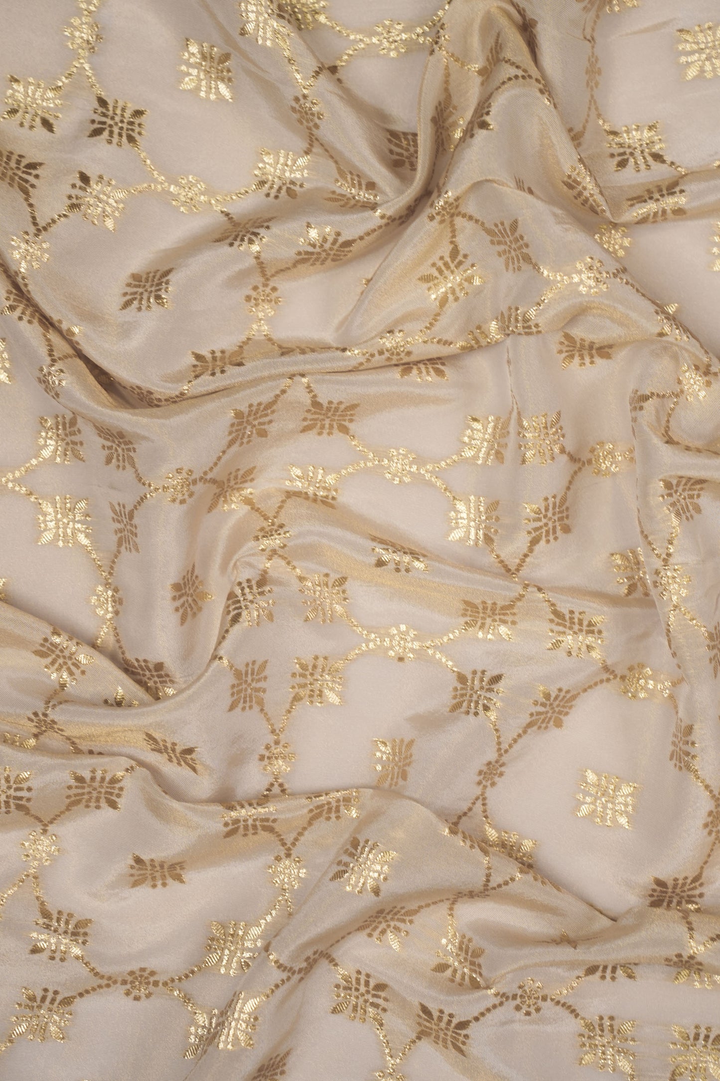 Imperial Frost Bloom Floral Jacquard