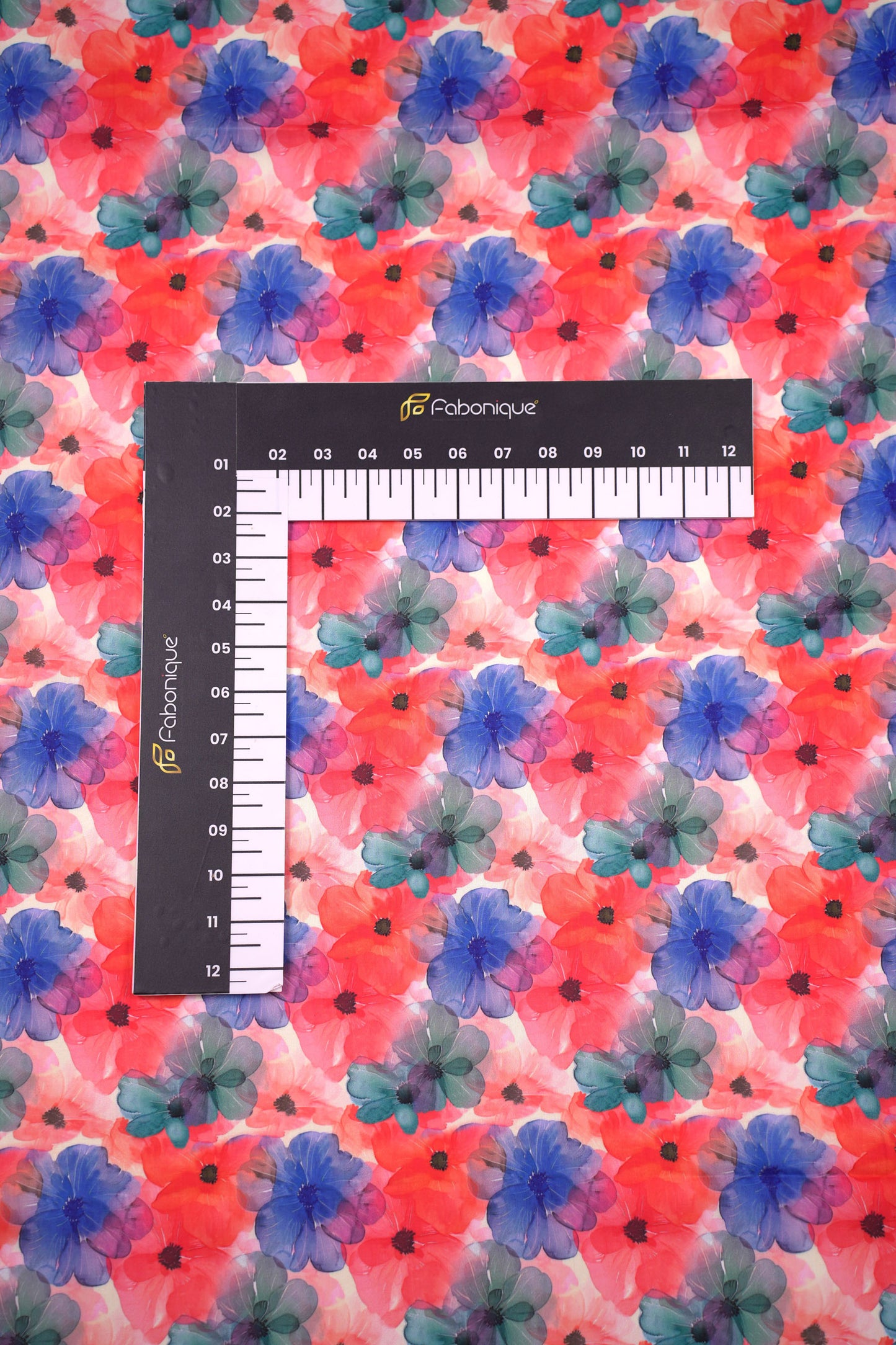 Floral Frenzy Watercolor Printed Muslin Fabric