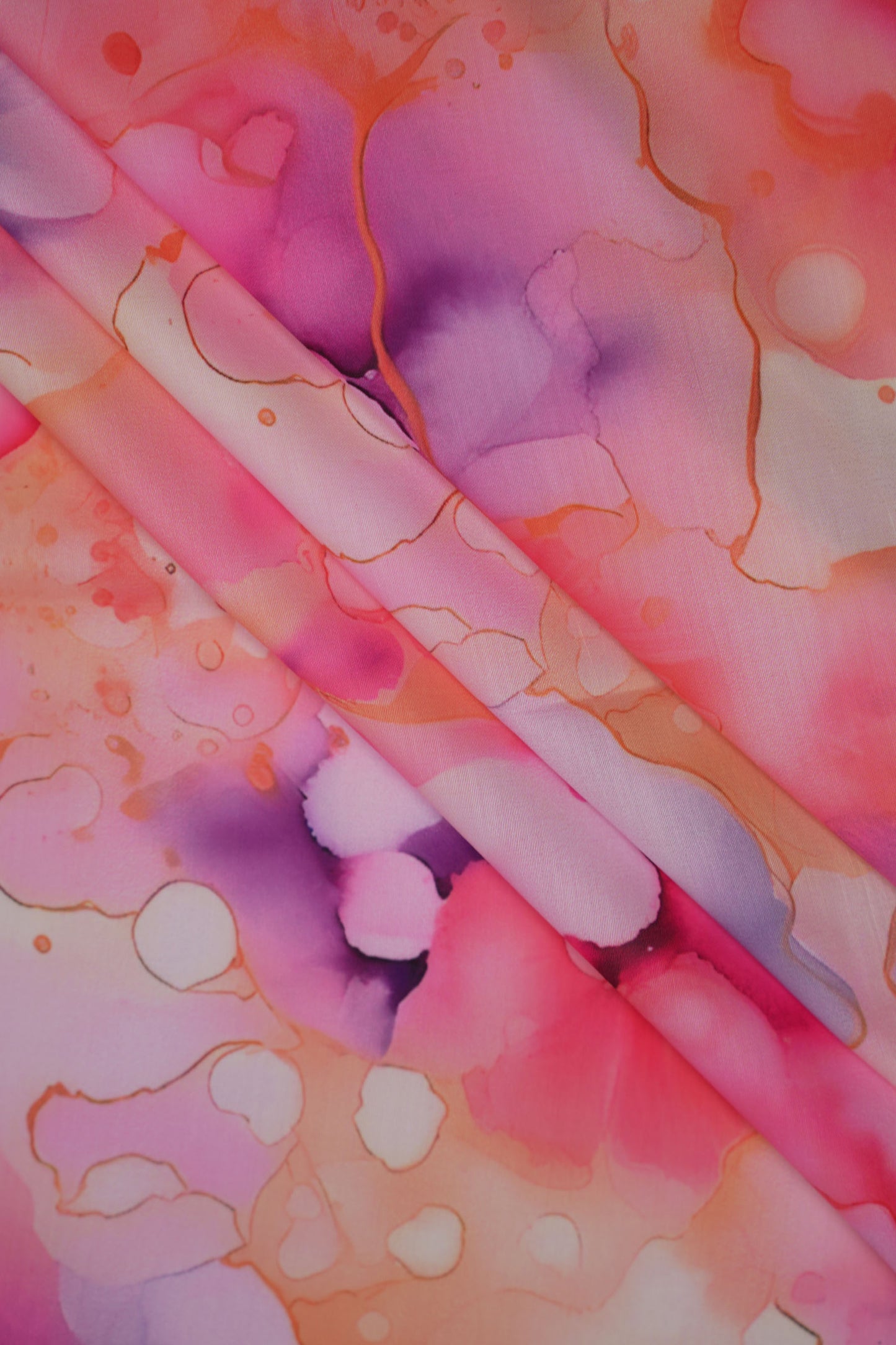Dream Drizzle Abstract Printed Muslin Fabric
