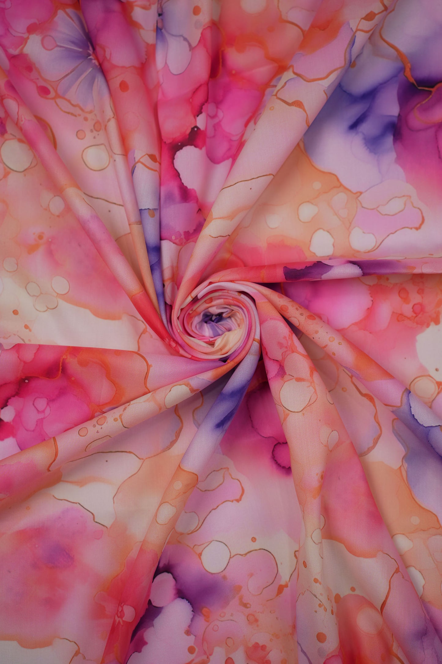 Dream Drizzle Abstract Printed Muslin Fabric