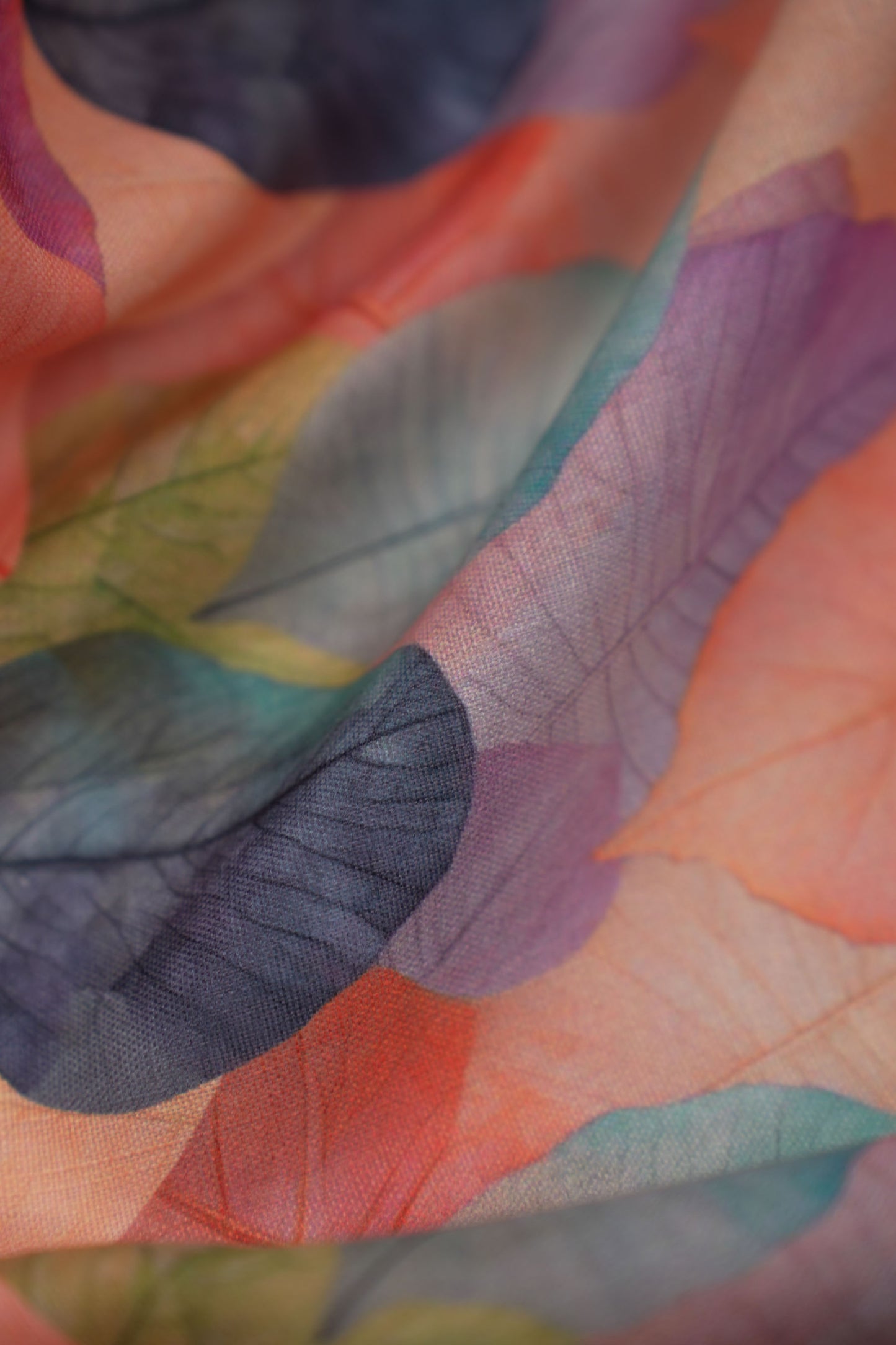 Botanic Rustle Leaf Linen Fabric
