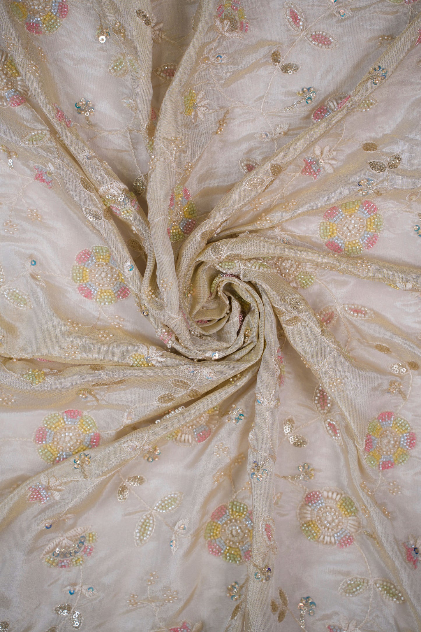 Pastel Bloom Elegance Fabric