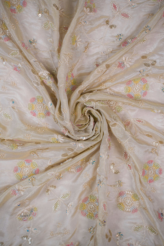 Pastel Bloom Elegance Fabric