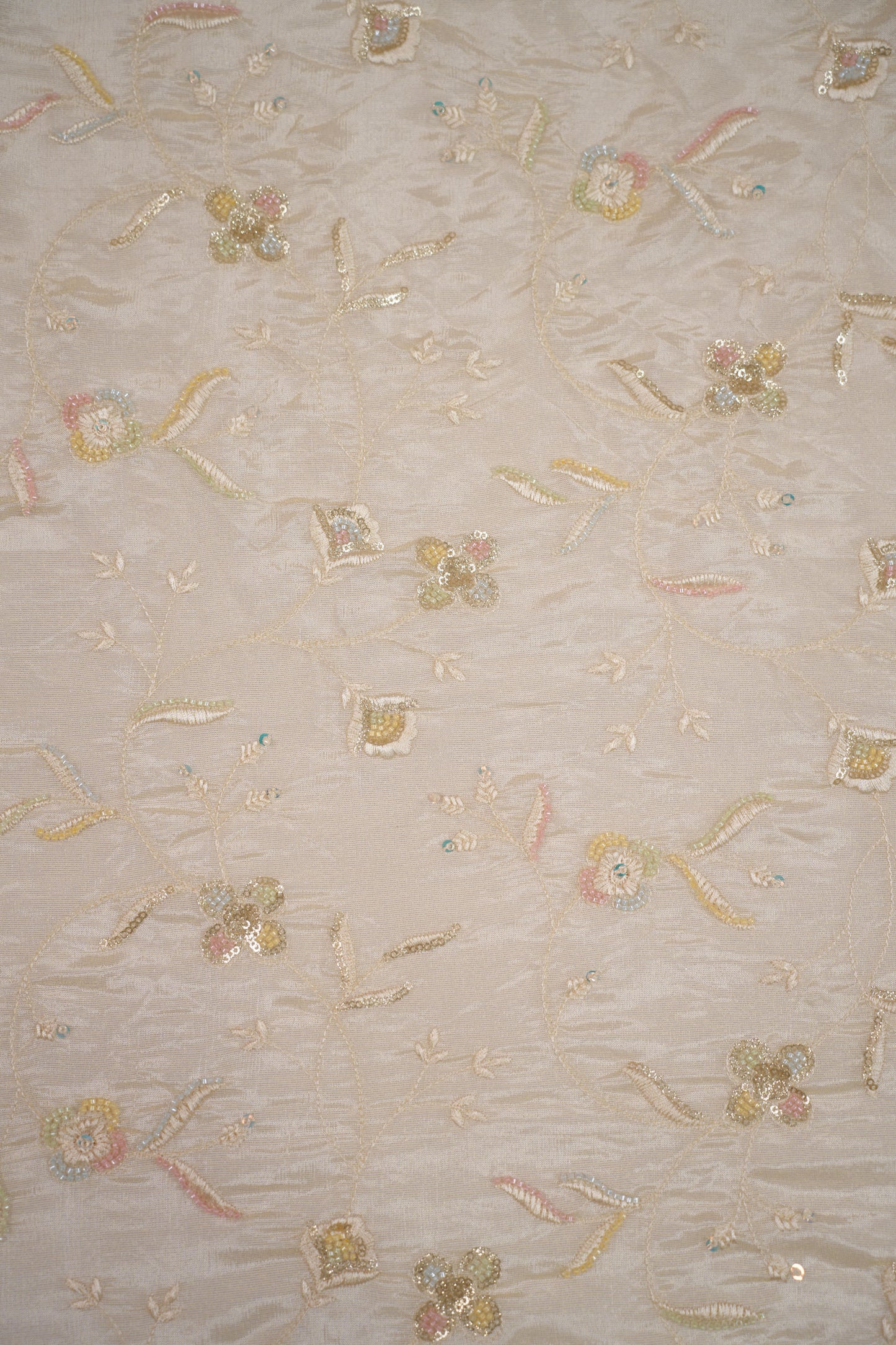 Pastel Charm Embellish Tissue Fabric