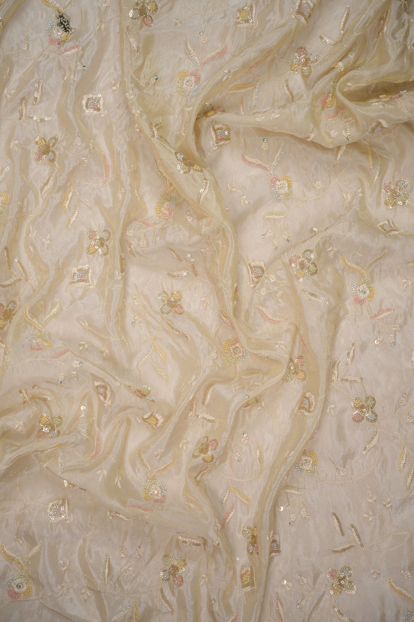 Pastel Charm Embellish Tissue Fabric