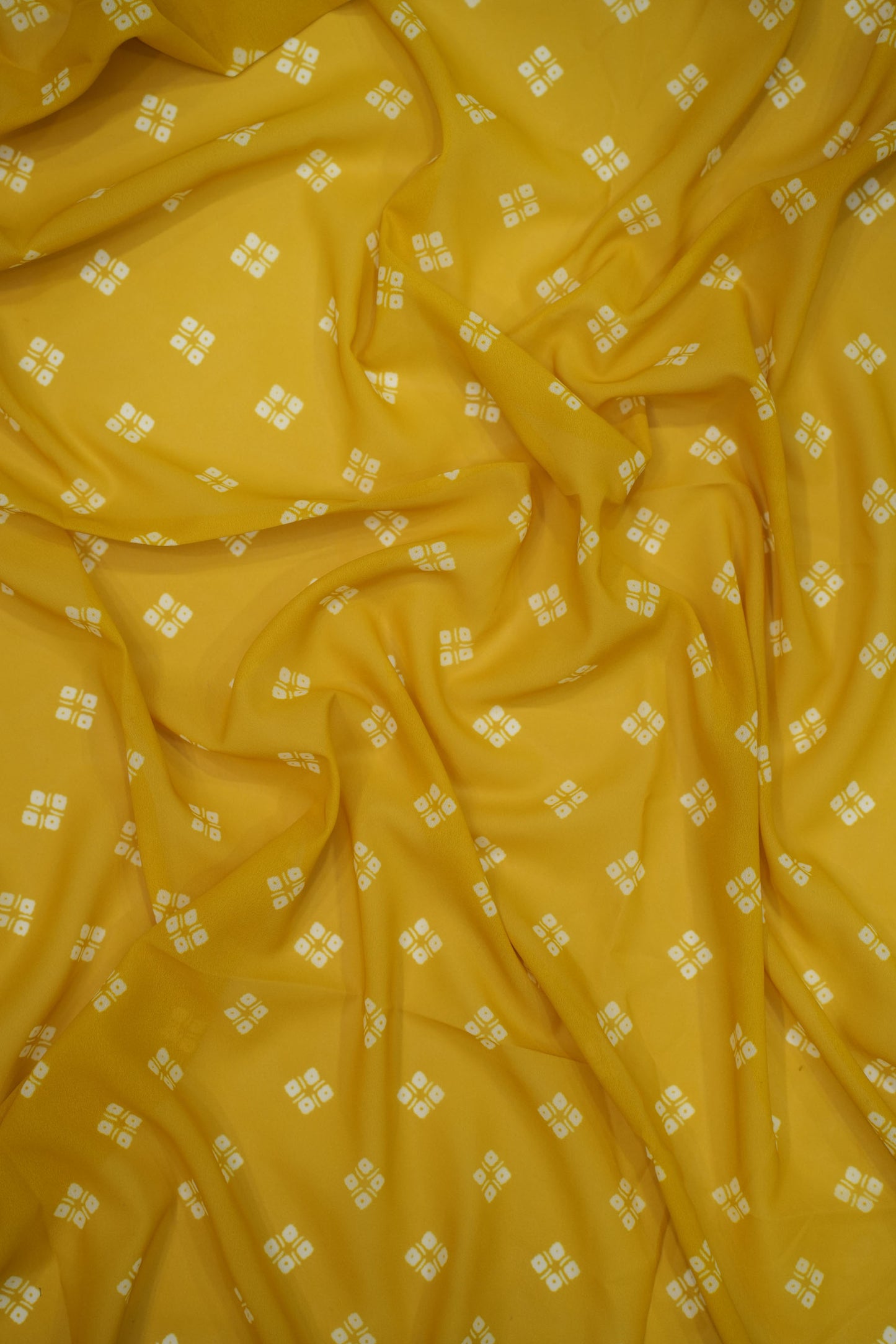 Golden Mosaic Georgette