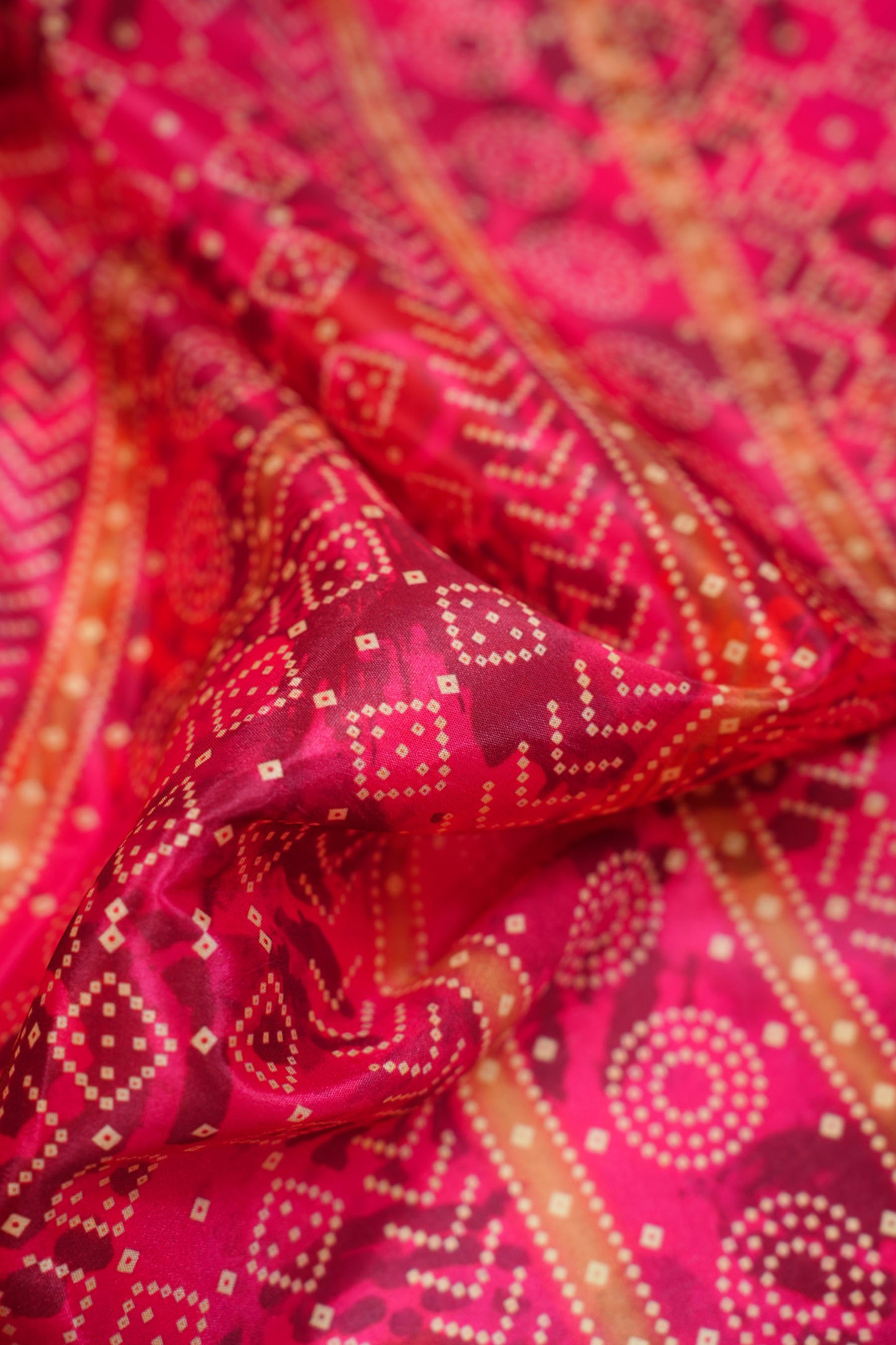 Rangvalli Crepe Silk Printed Fabric