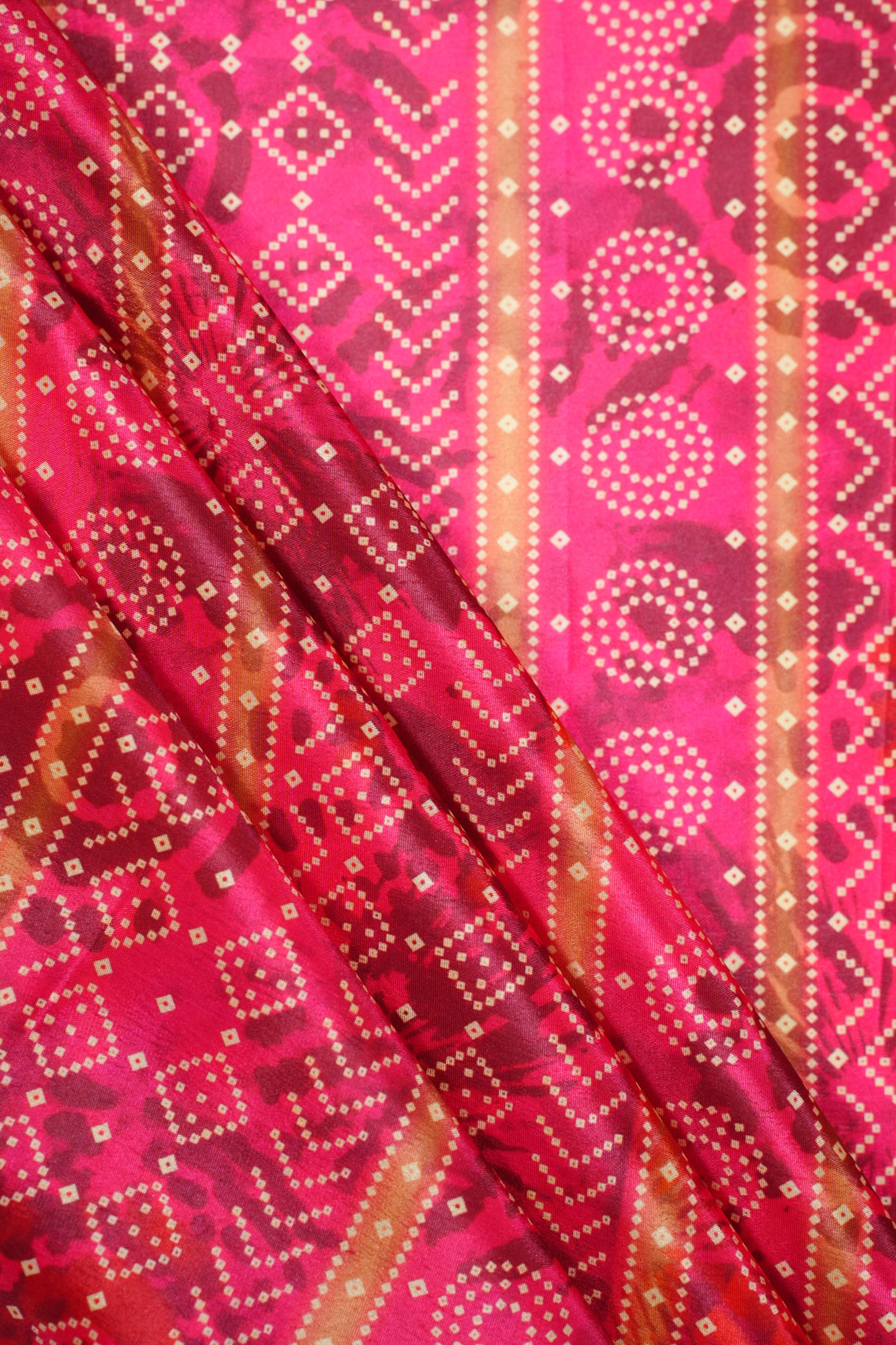 Rangvalli Crepe Silk Printed Fabric