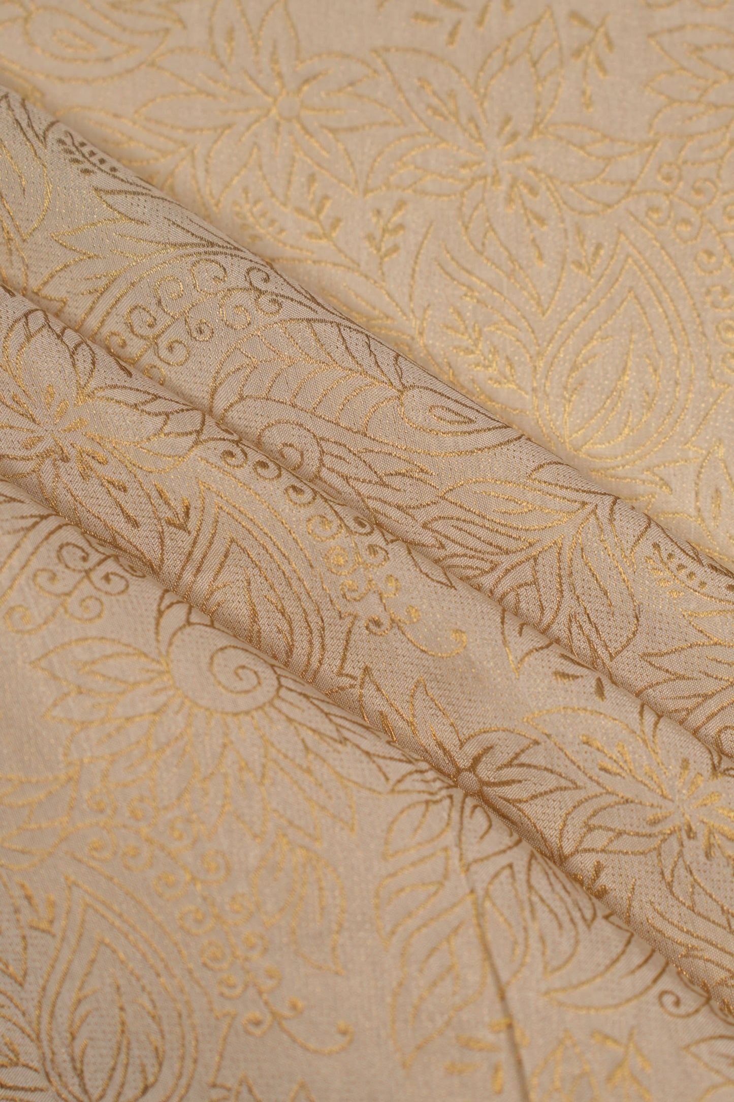 Floral Embossed Sheer Organza Fabric