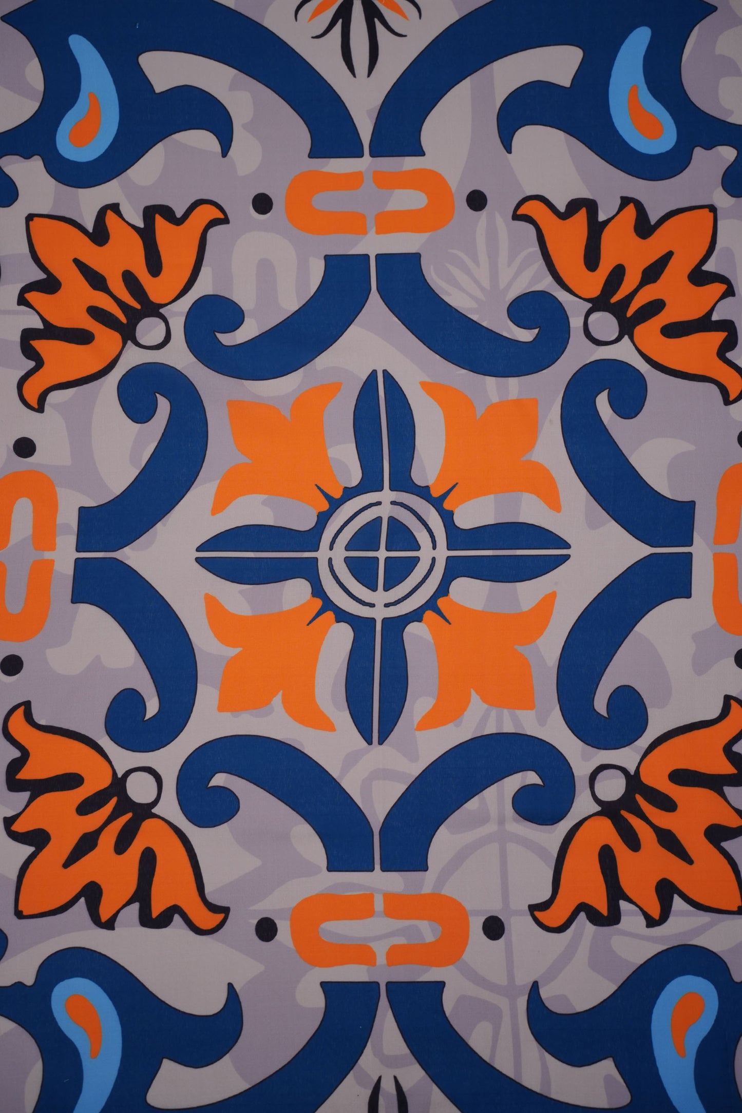 Coastal Carnival Linen Printed Fabric