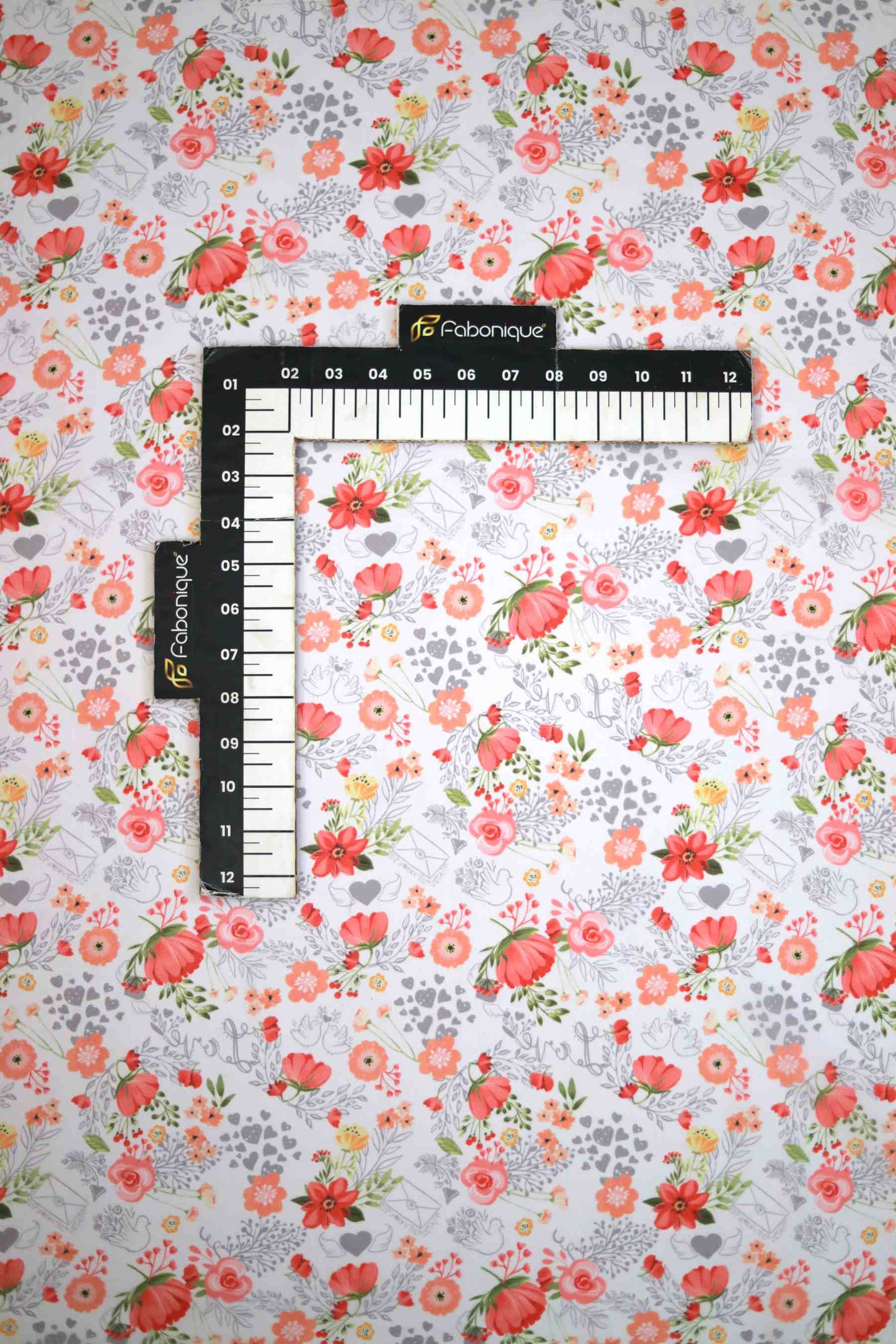 Coral Bloom Weightless Fabric