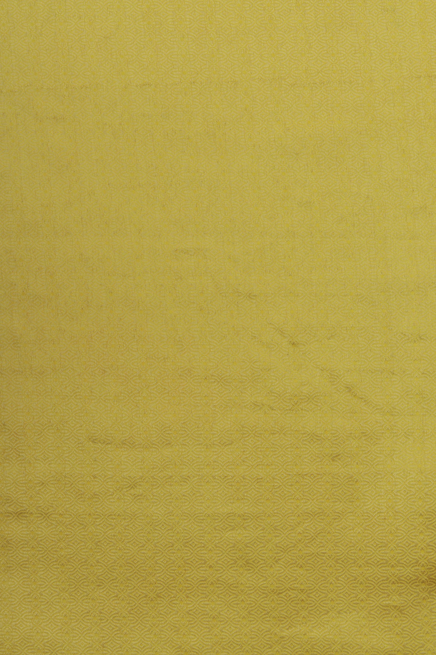 Ivory Banarasi Brocade Fabric with Floral Geometric Weave