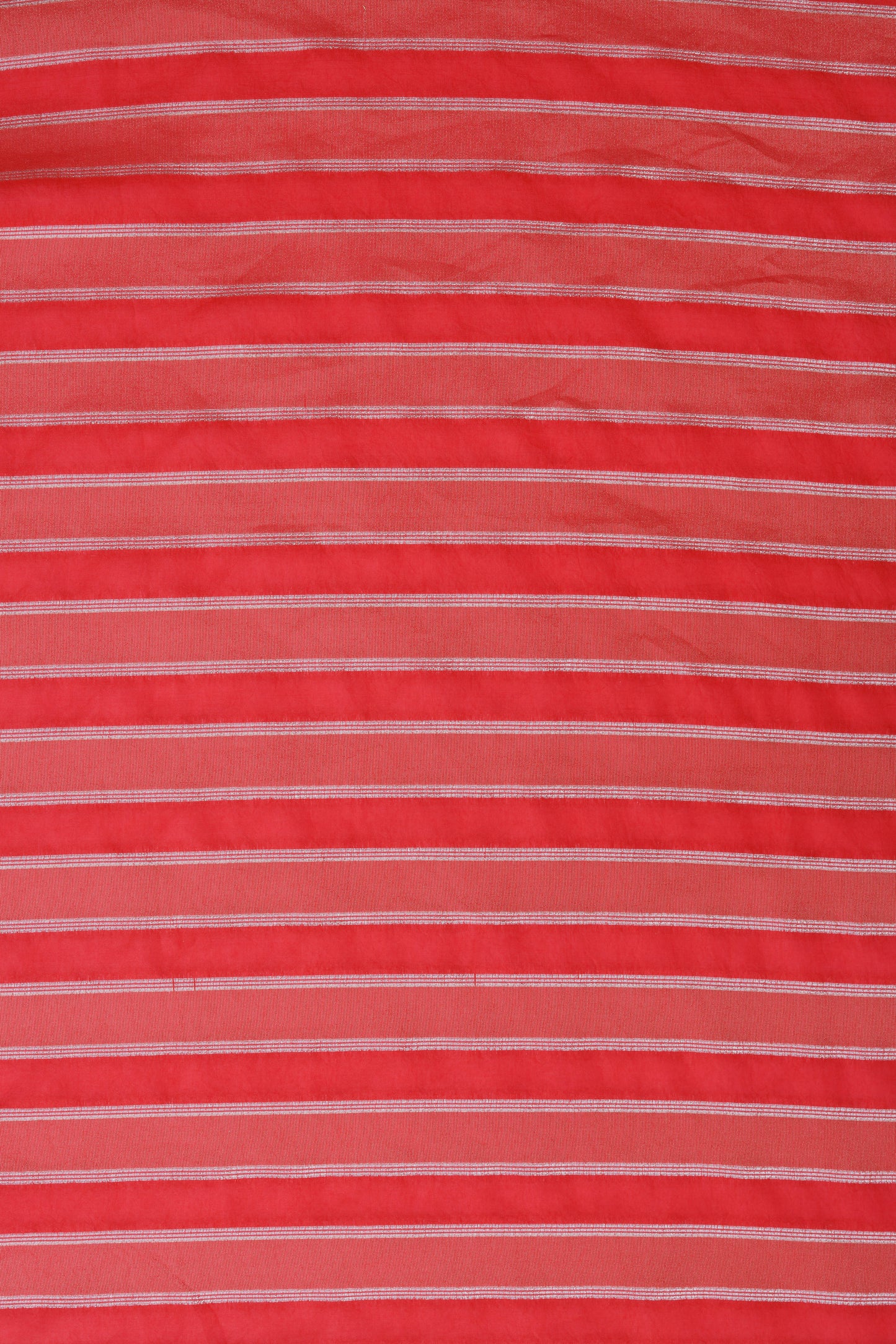 White Gold Horizontal Striped Sheer Organza Fabric