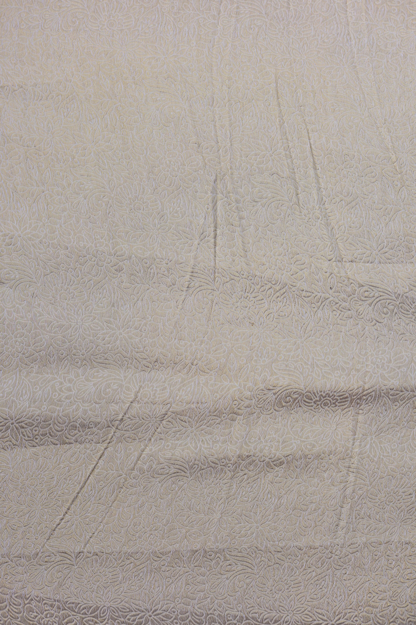 Floral Gold Embossed Brocade Fabric
