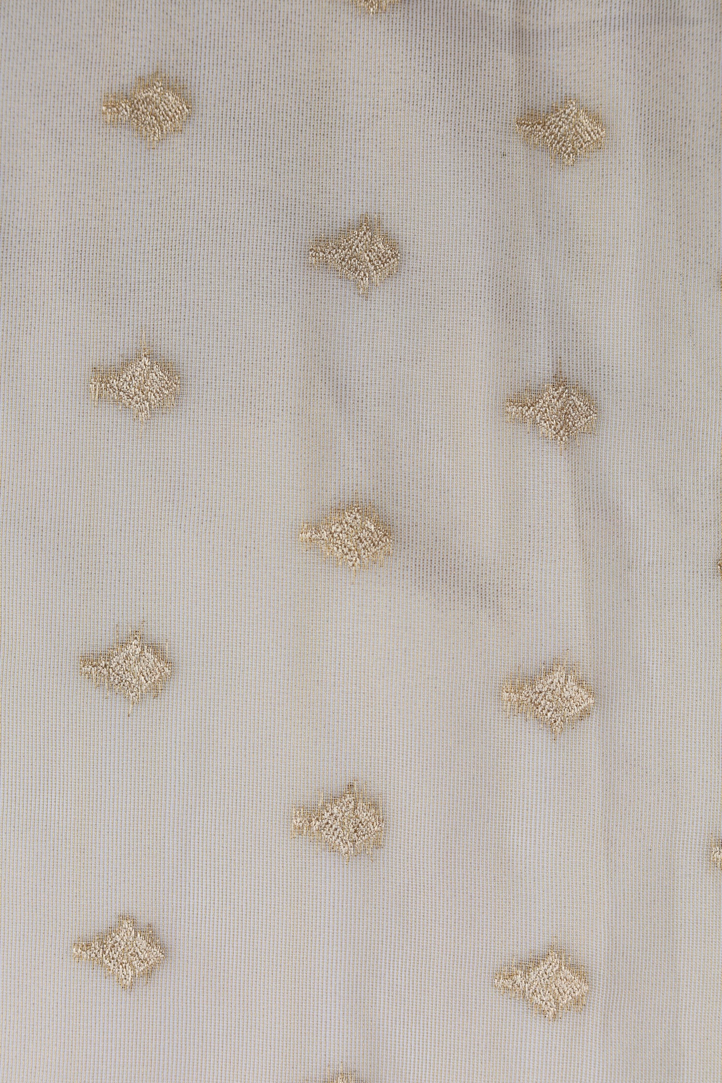 Elegant Gold Diamond Motif Jacquard Fabric