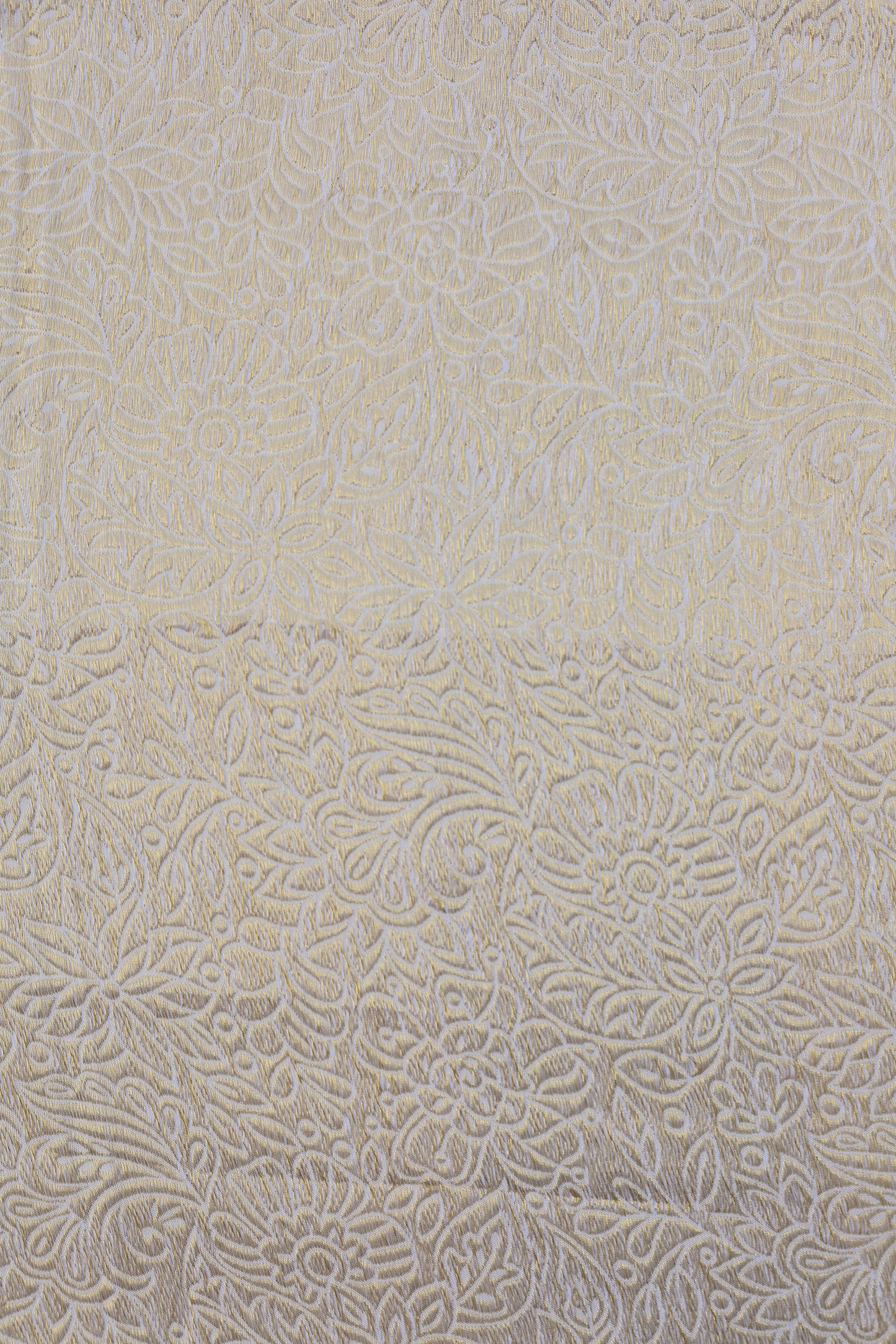 Floral Gold Embossed Brocade Fabric