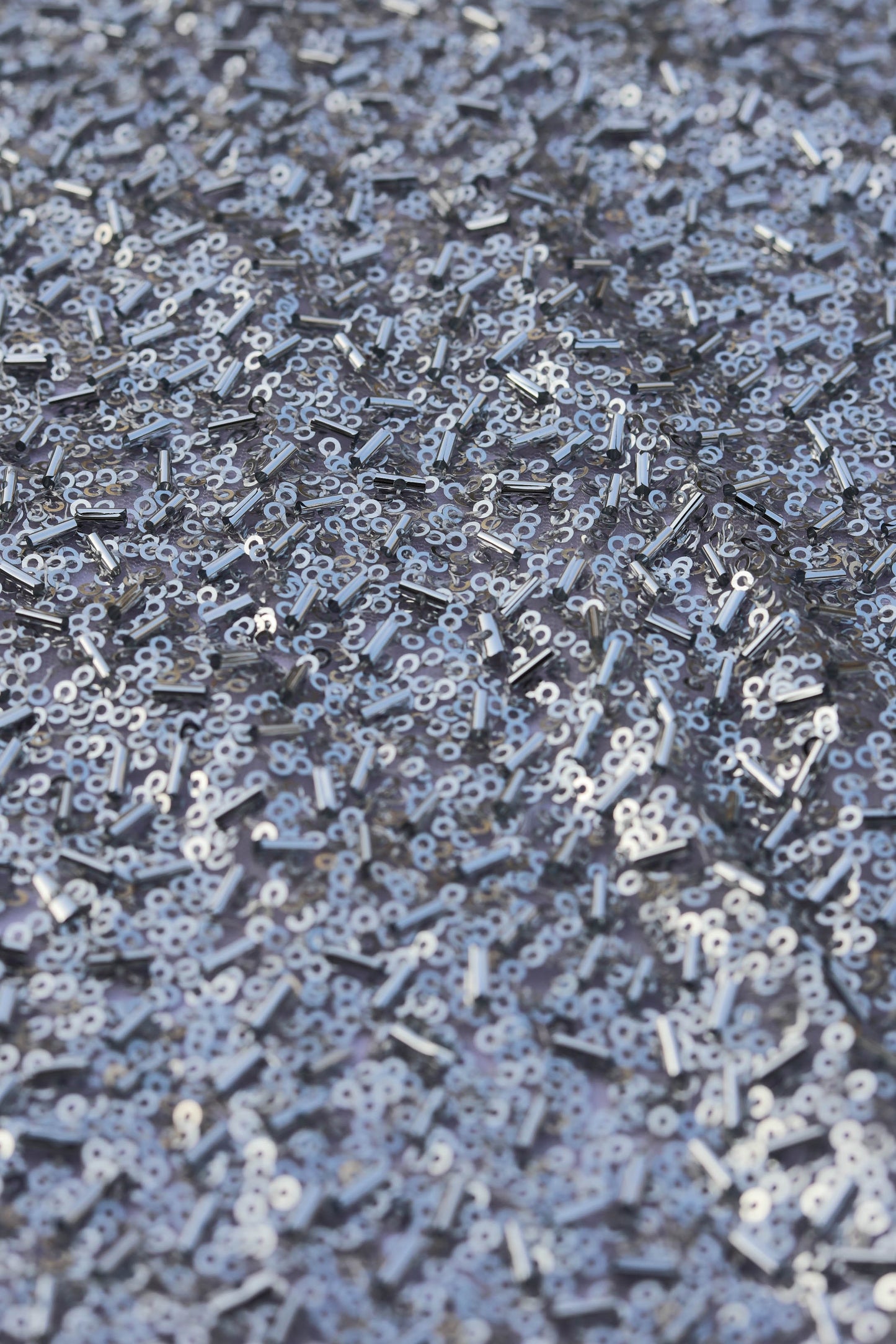 Metallic Luxe All Over Sequined Fabric