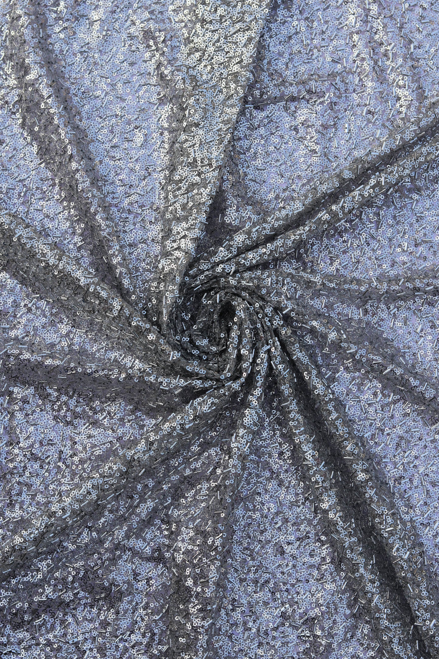 Metallic Luxe All Over Sequined Fabric