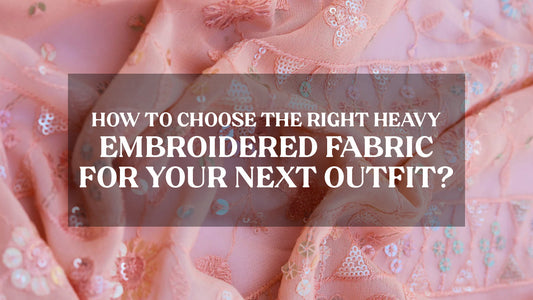 heavy embroidered fabric