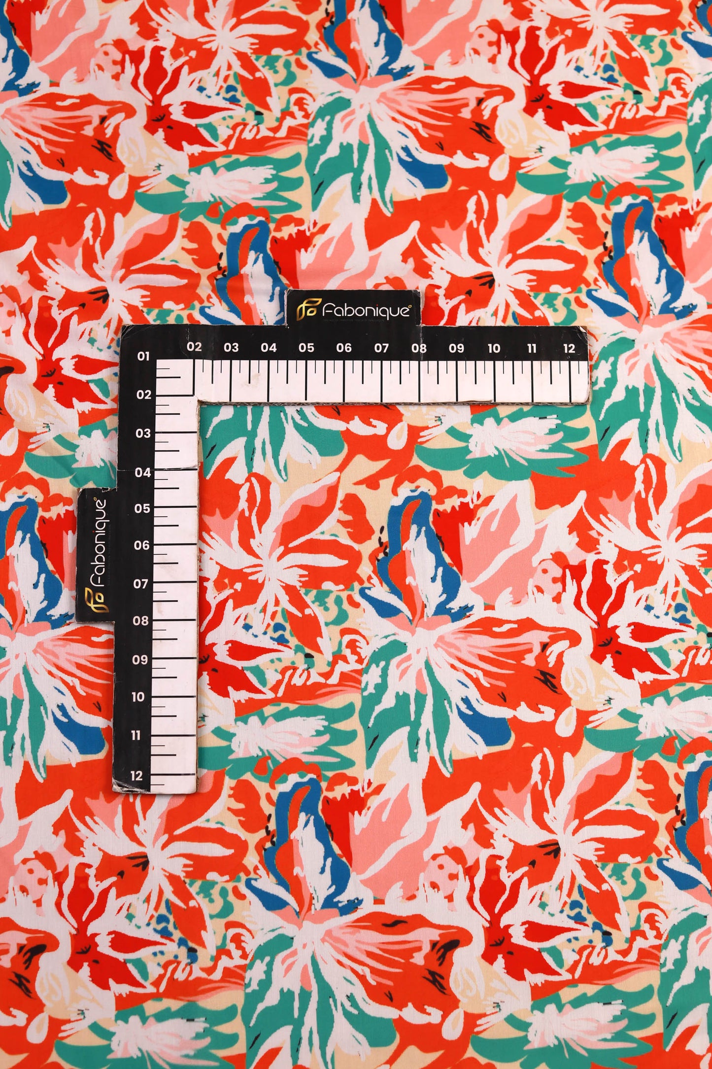 Sunset Splash Muslin Printed Fabric