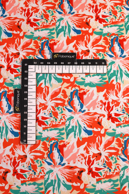 Vibrant Bloom Unstitched Fabric Combo