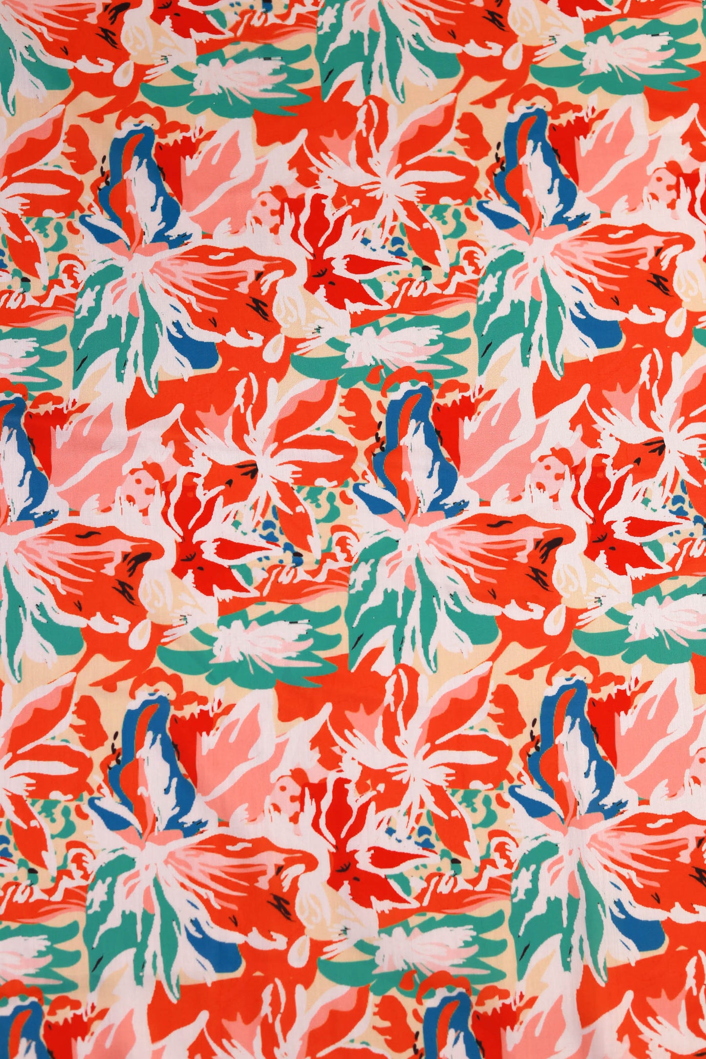 Sunset Splash Muslin Printed Fabric